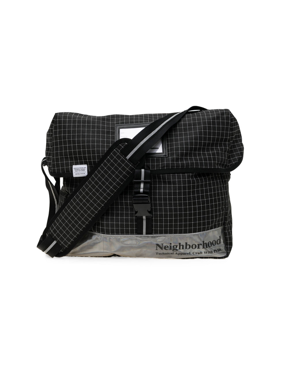 Reflective messenger bag
