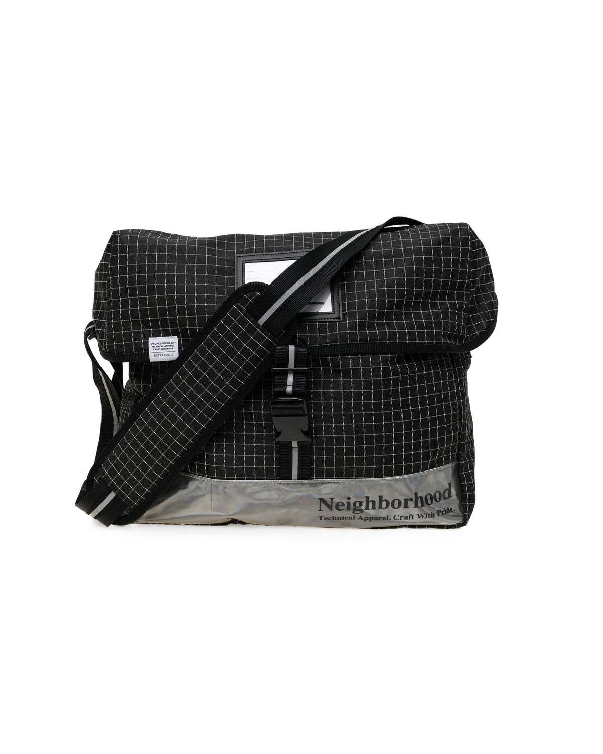 Reflective messenger bag