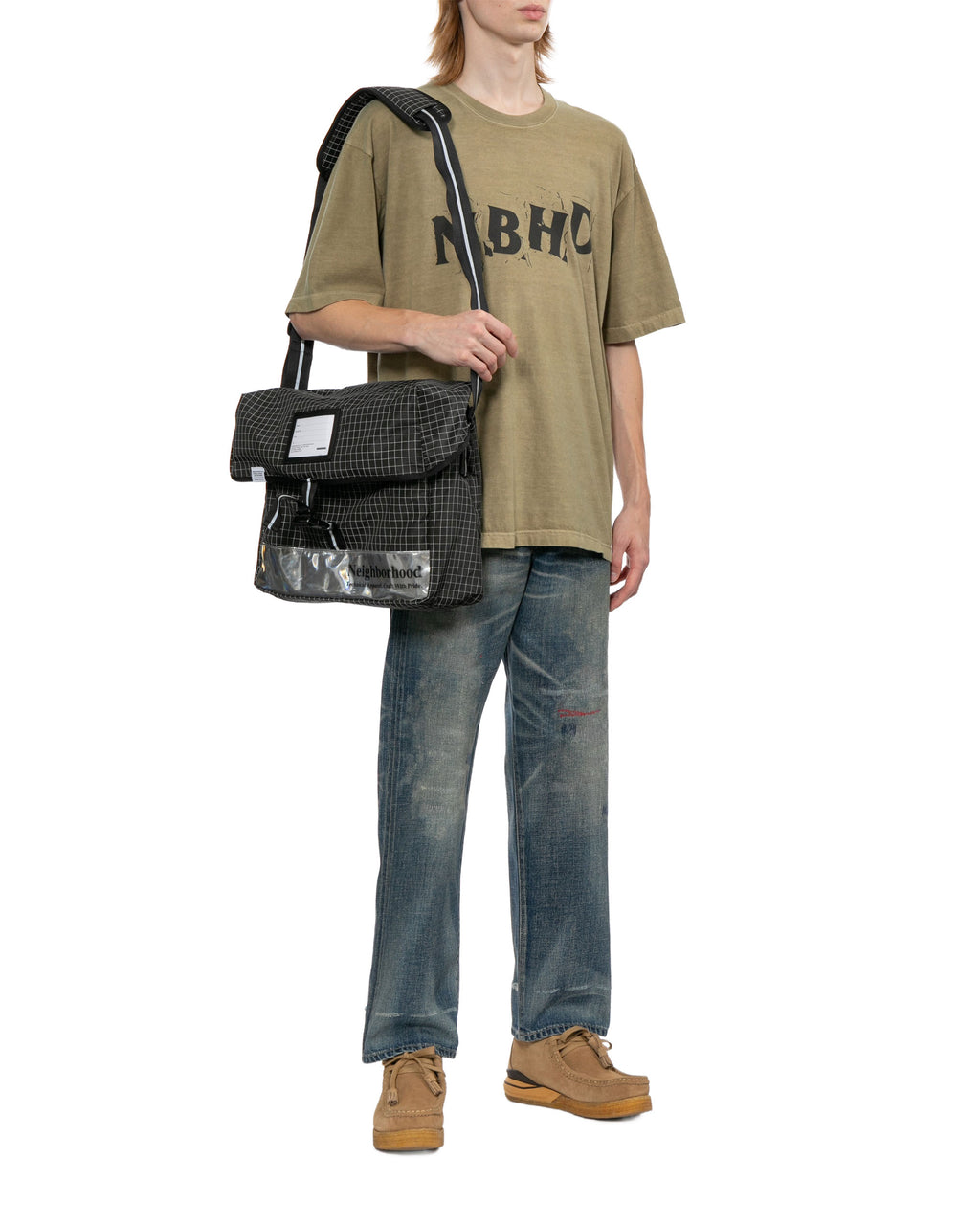 Reflective messenger bag
