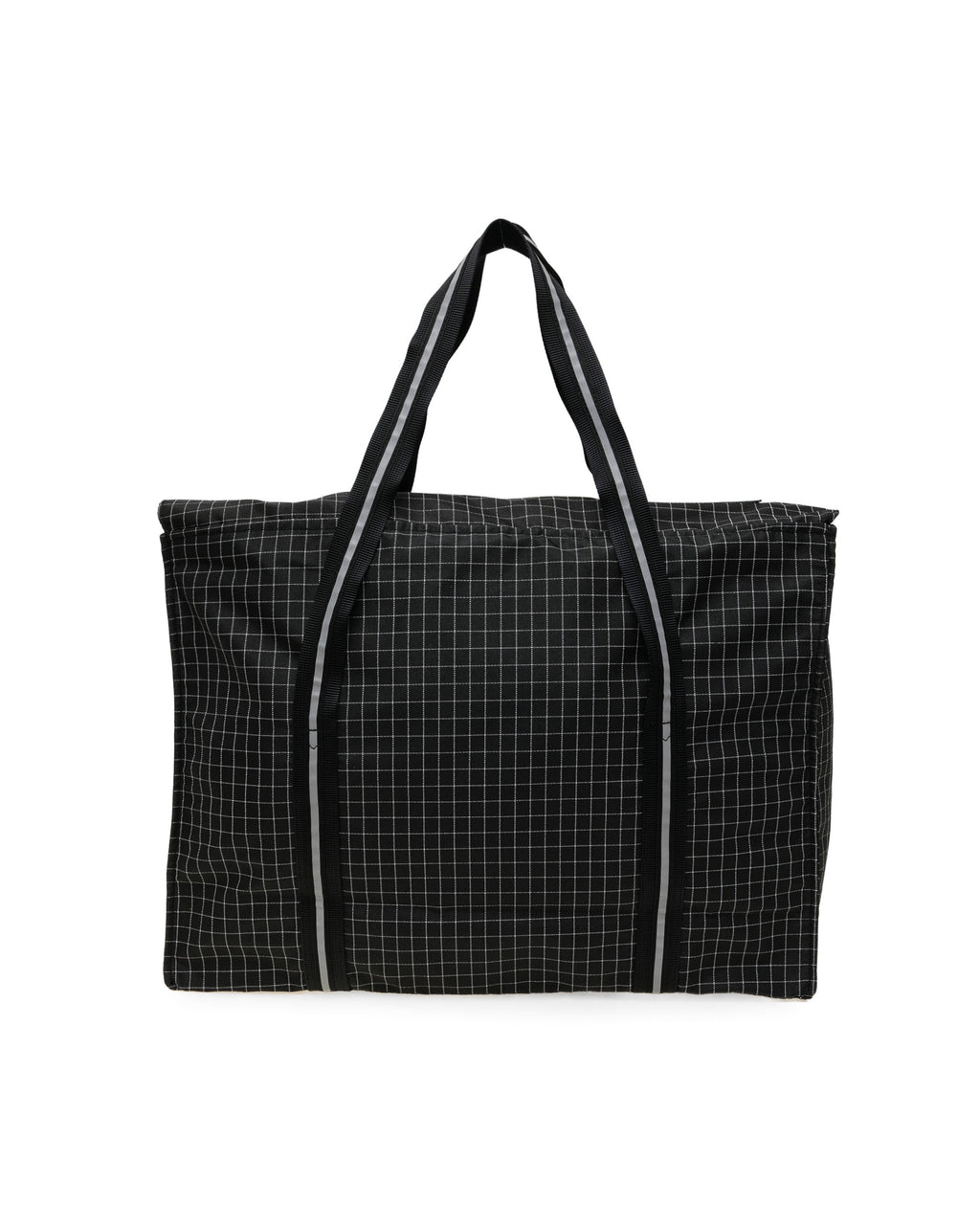 Reflective flap tote bag