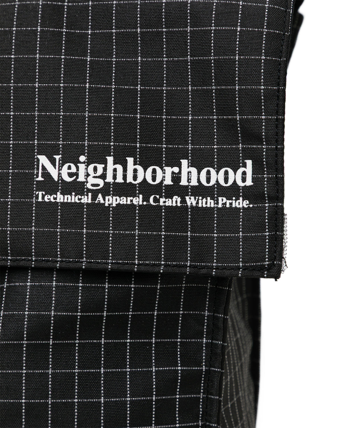 Reflective flap tote bag