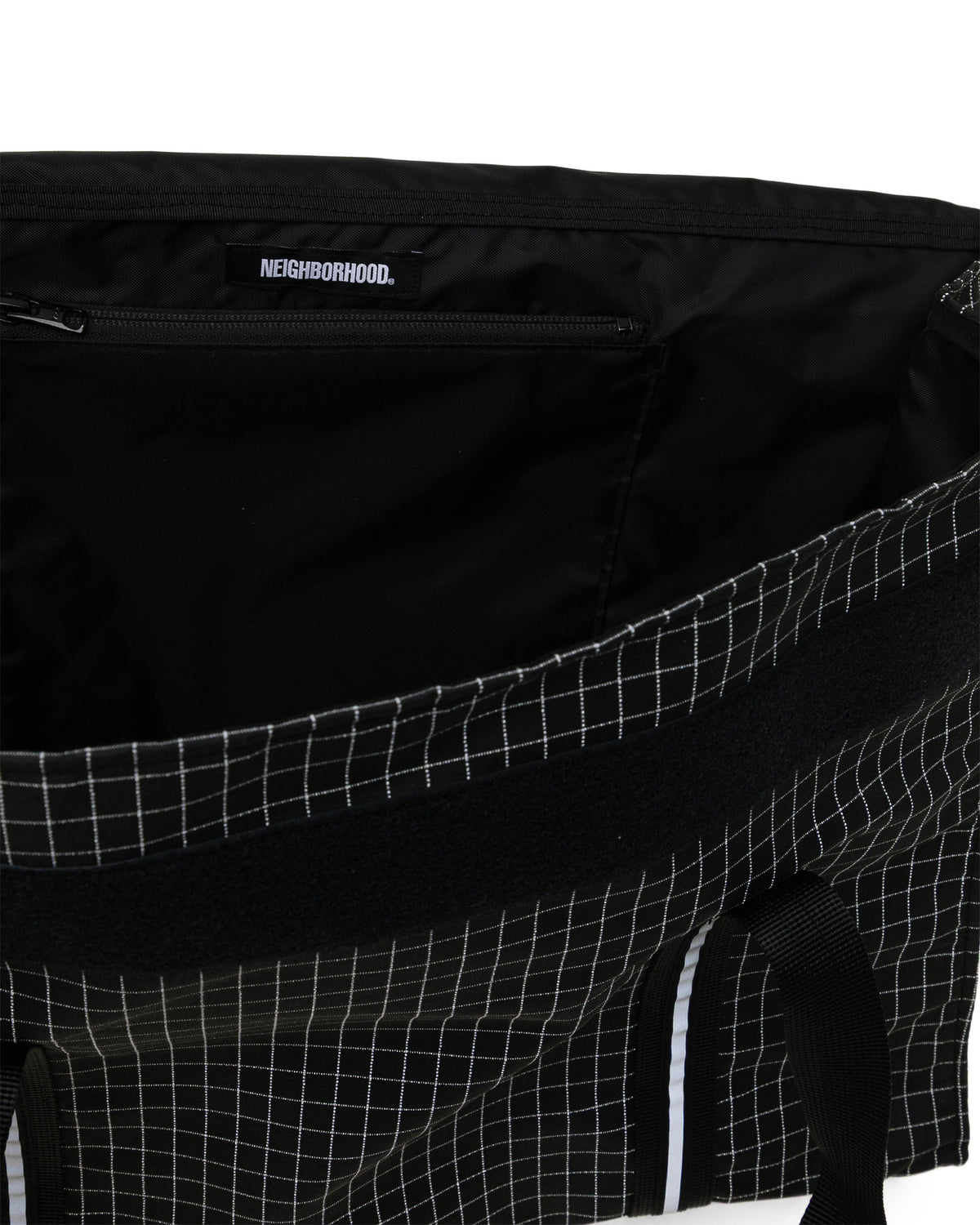 Reflective flap tote bag