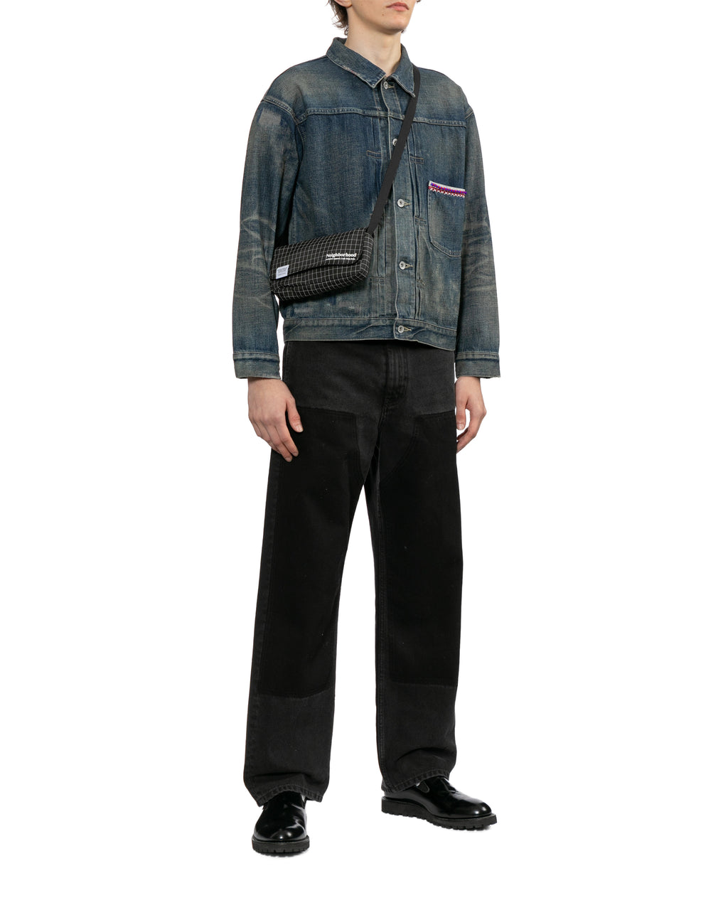 Reflective mini shoulder bag