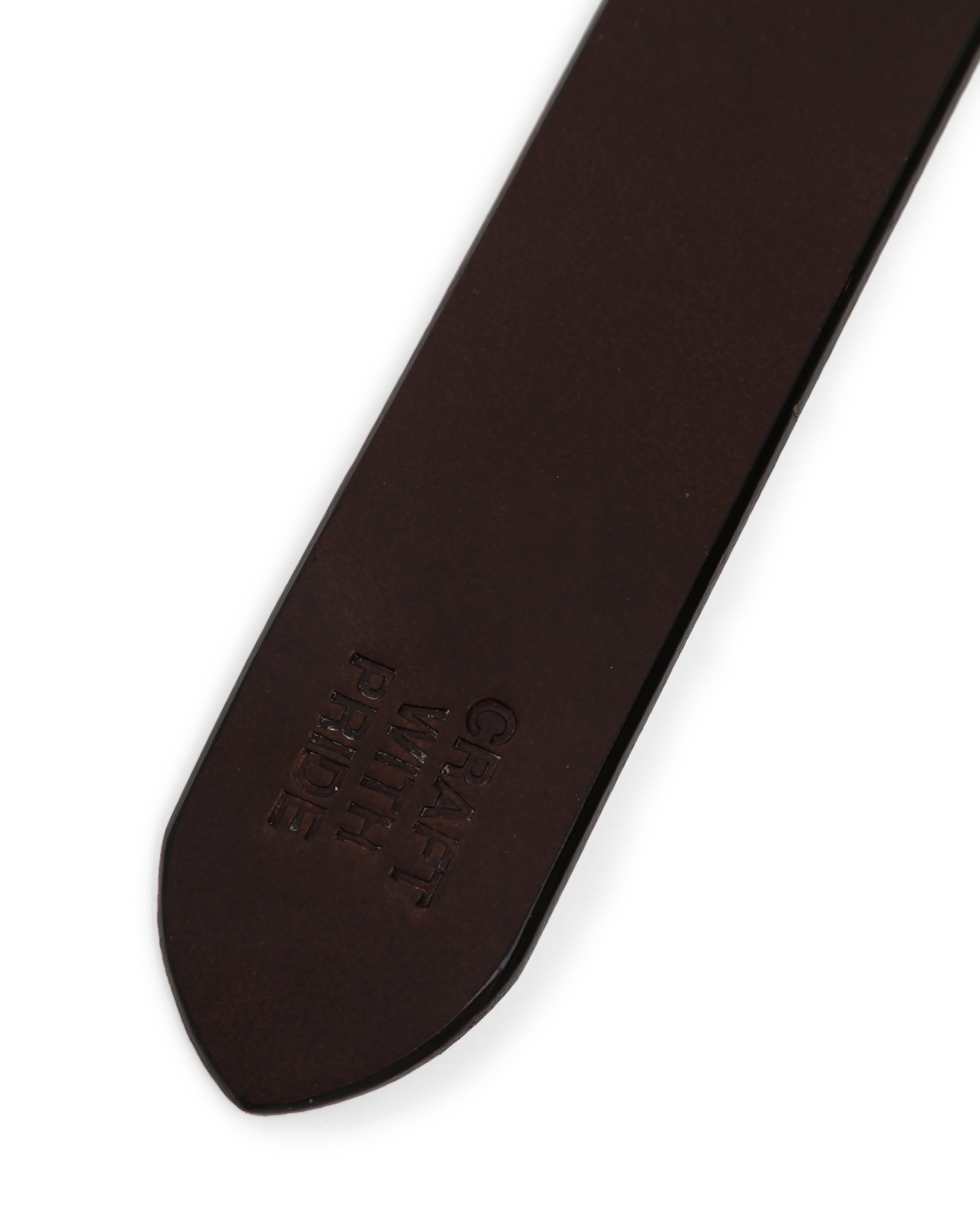 Leather belt