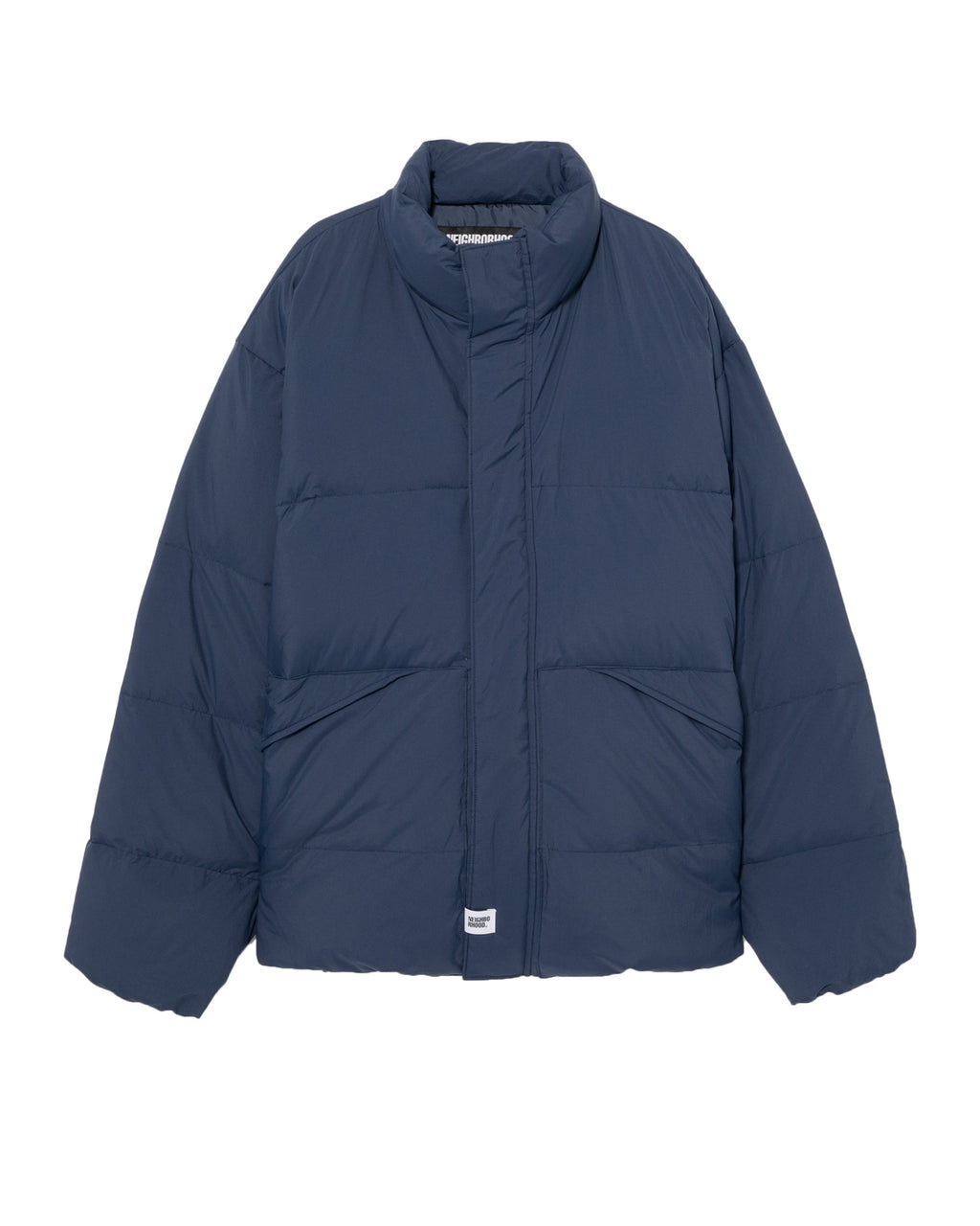 Quilted down jacket