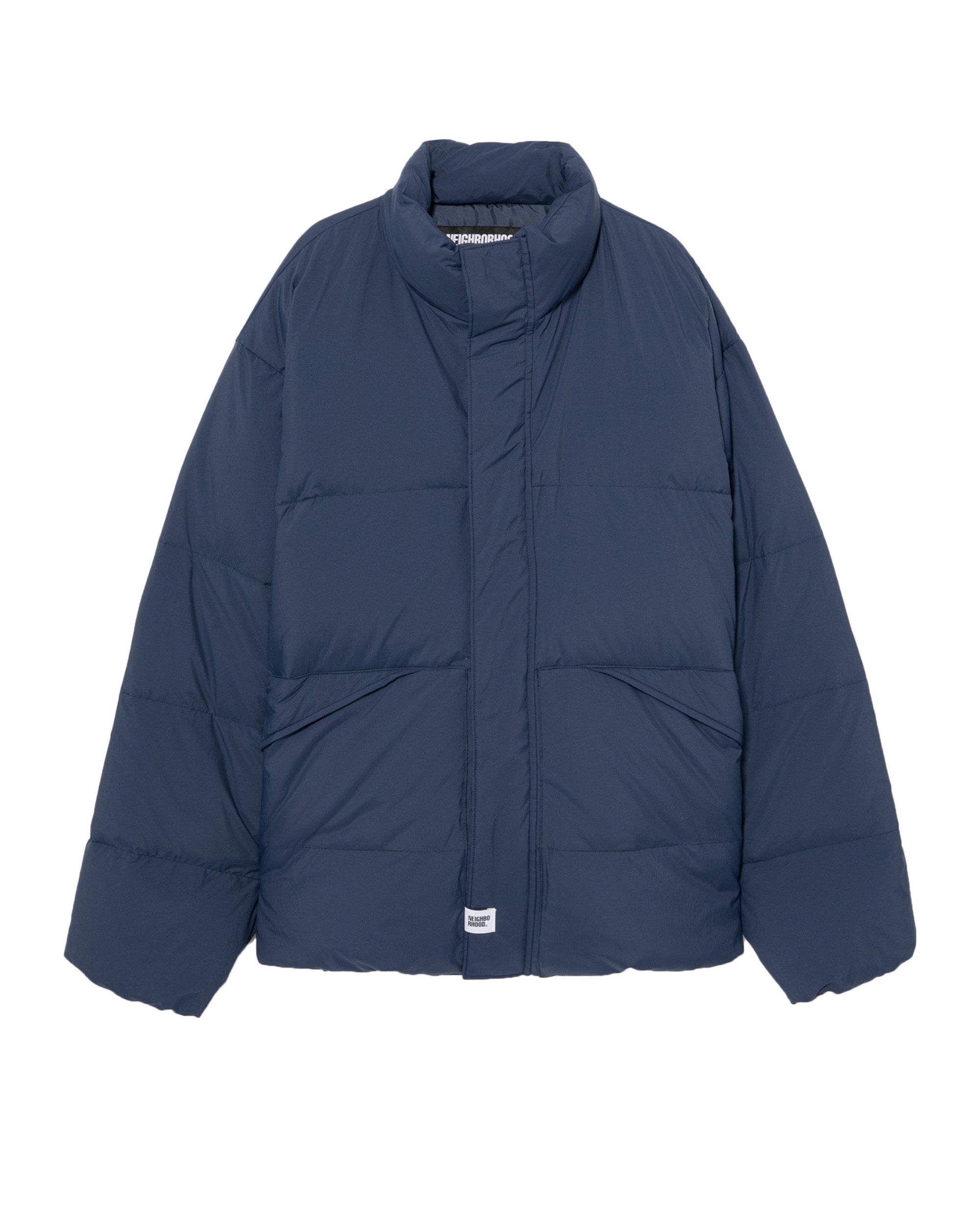 Quilted down jacket