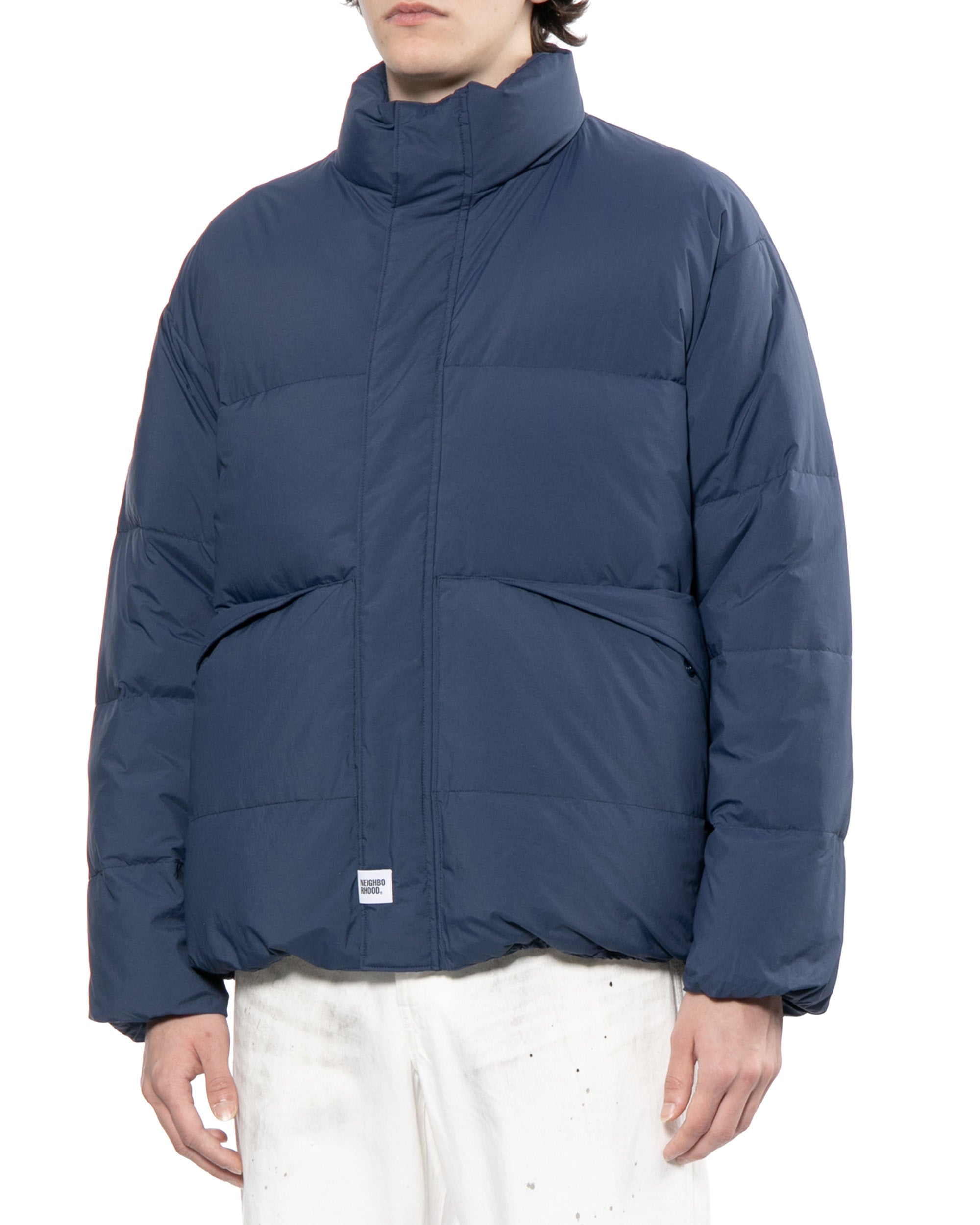 Quilted down jacket
