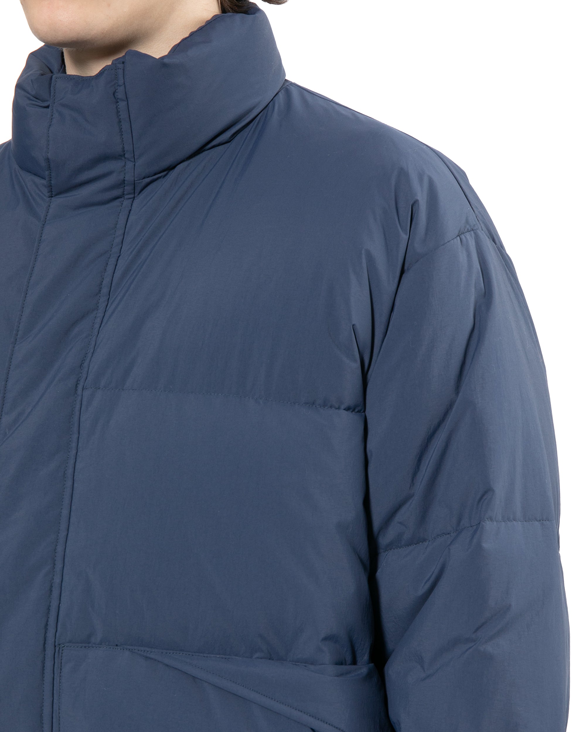 Quilted down jacket