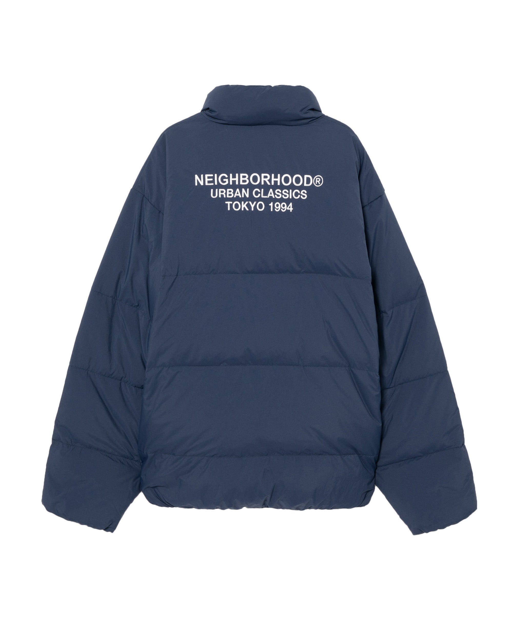 Quilted down jacket