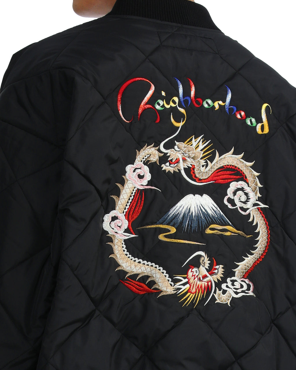 Embroidered back jacket