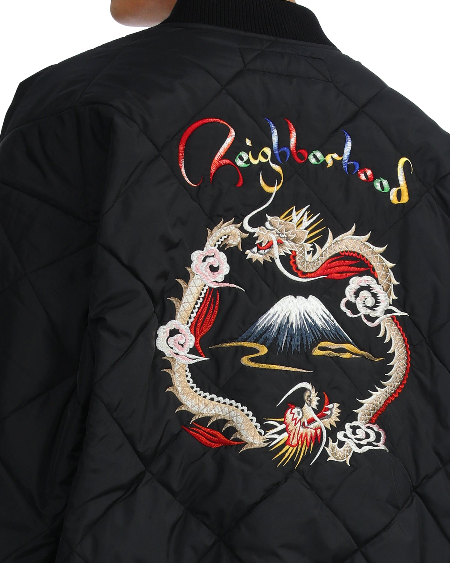 Embroidered back jacket