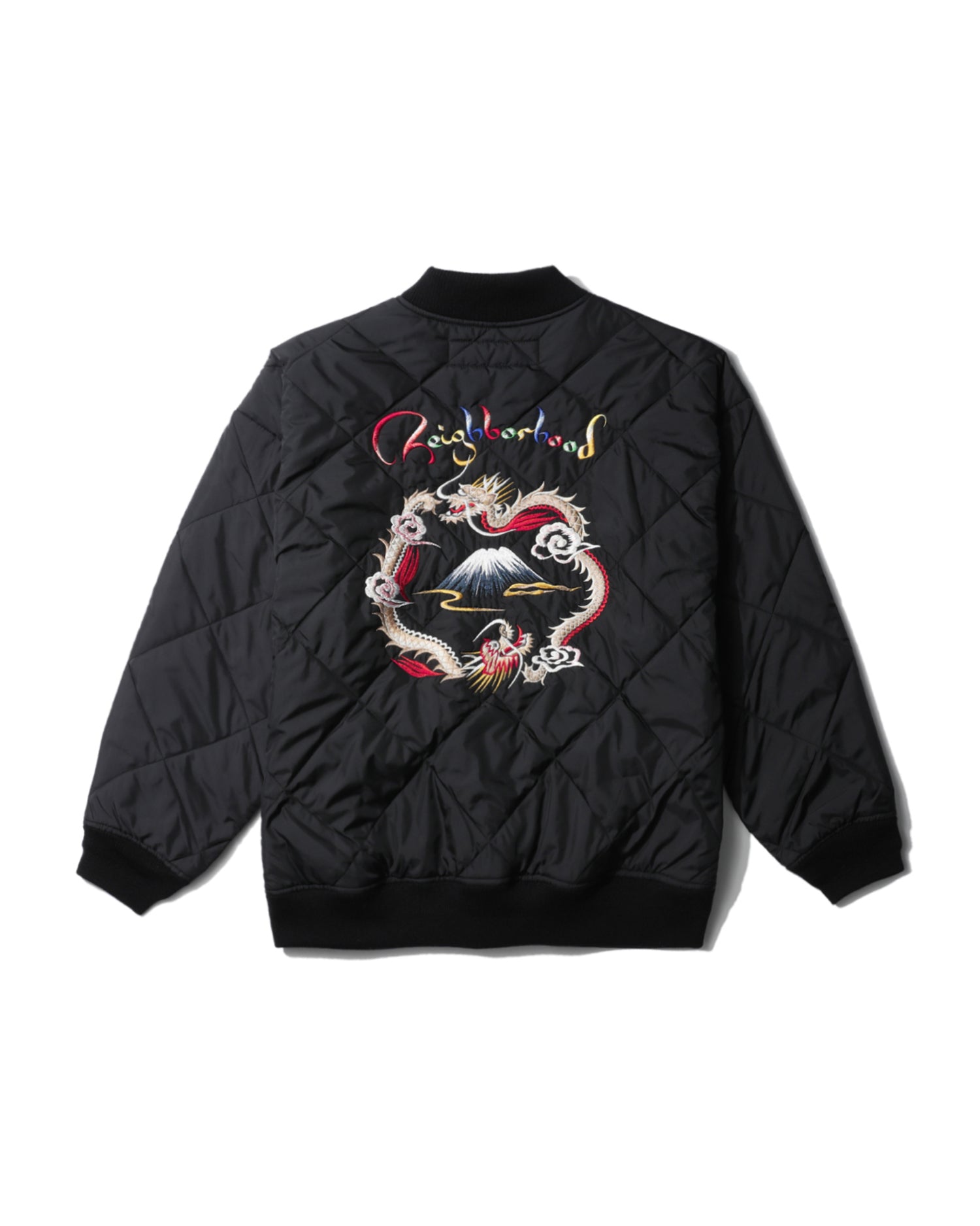 Embroidered back jacket