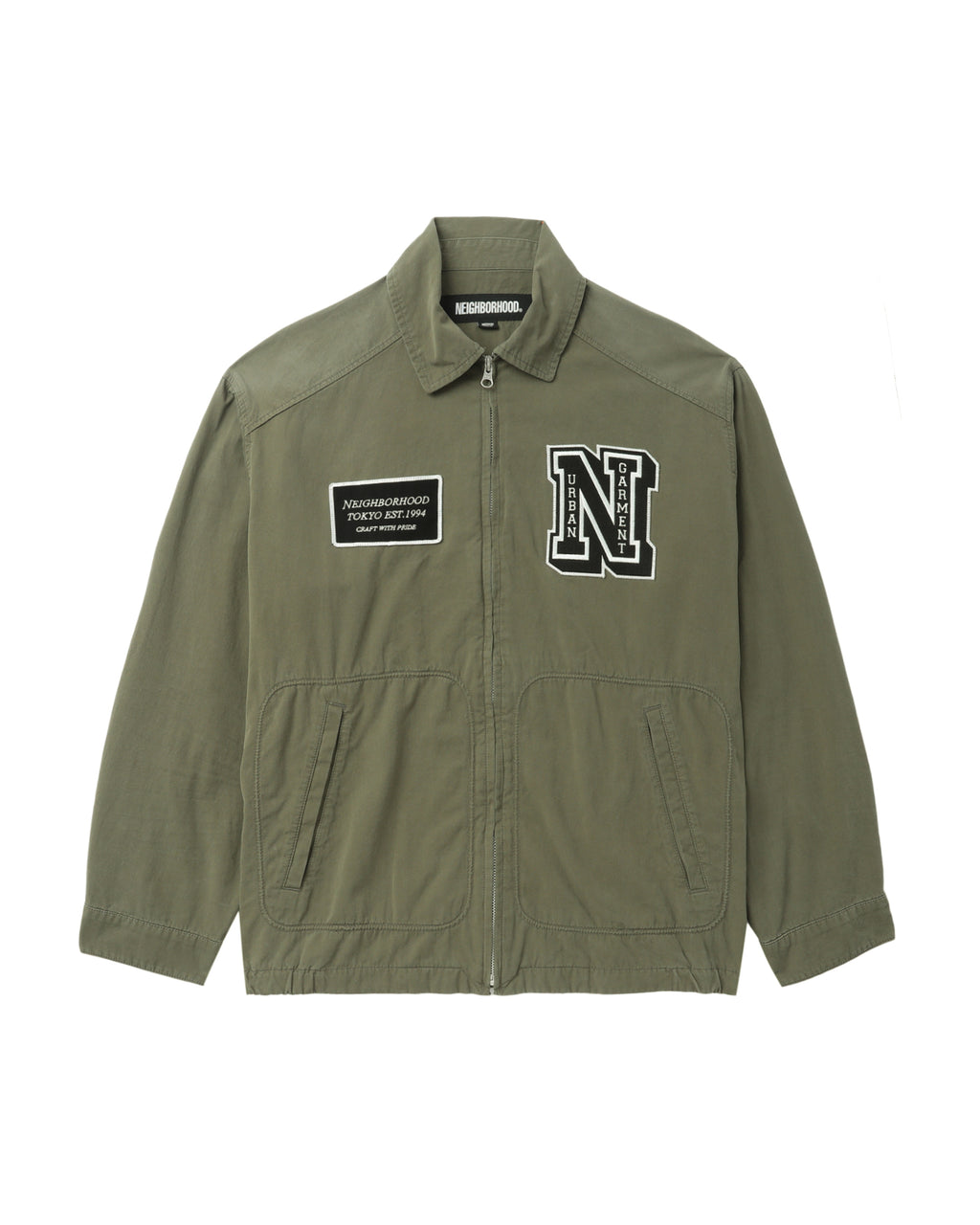 Logo zip-up jacket