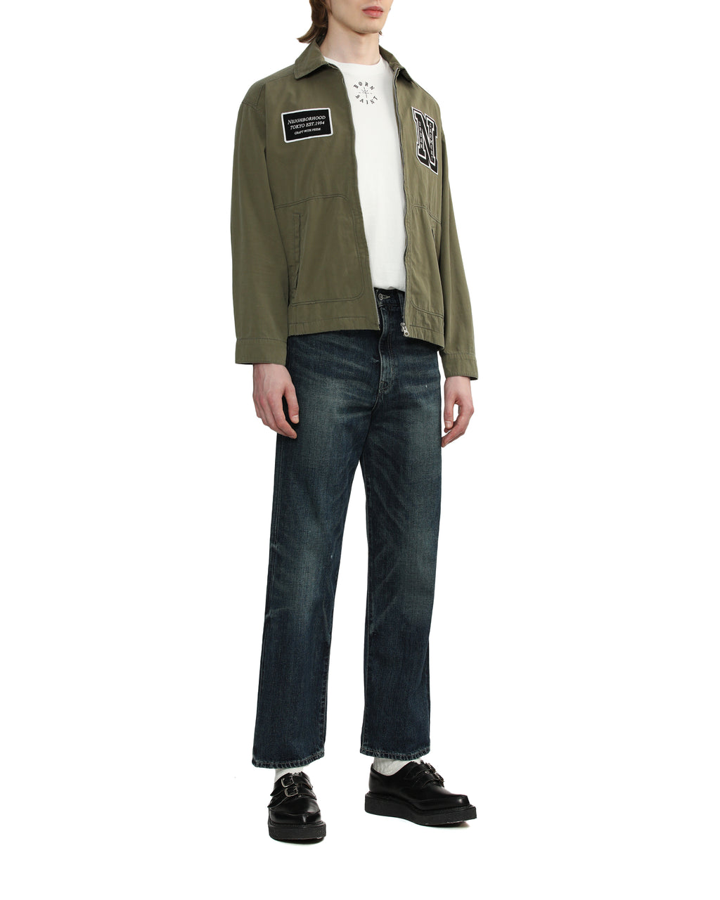 Logo zip-up jacket