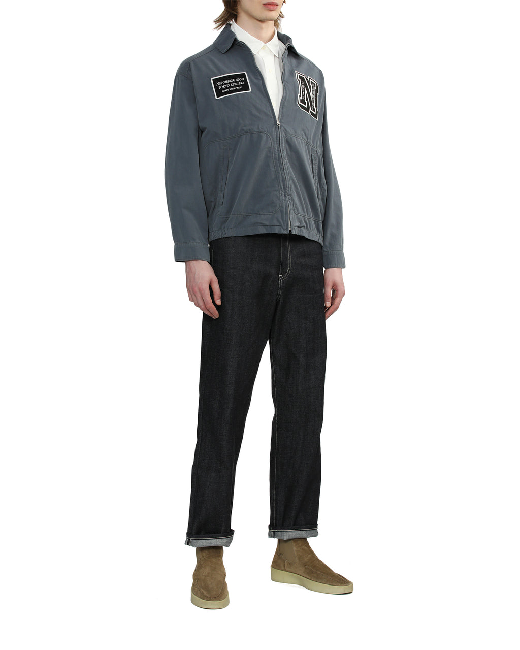 Logo zip-up jacket