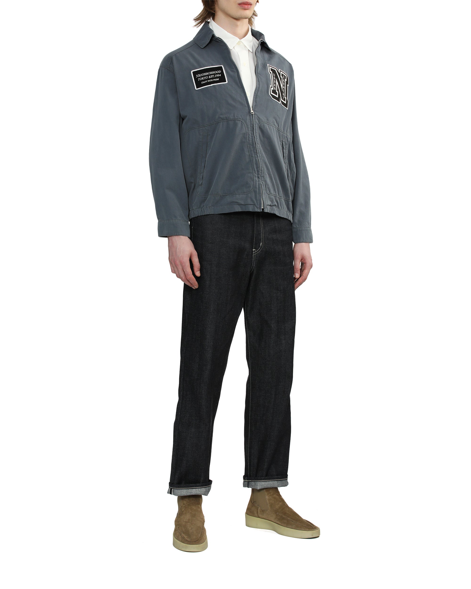 Logo zip-up jacket