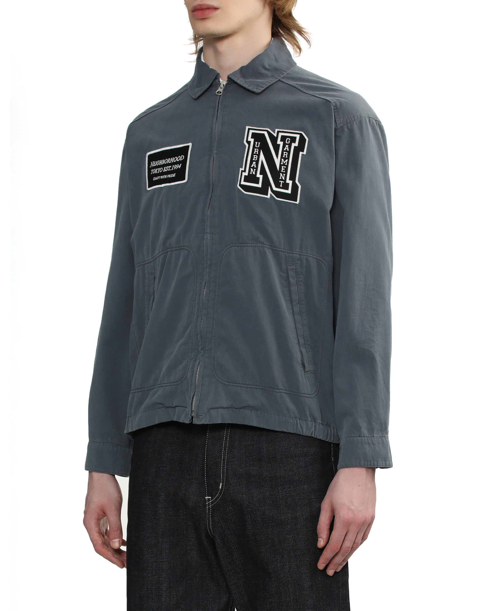 Logo zip-up jacket