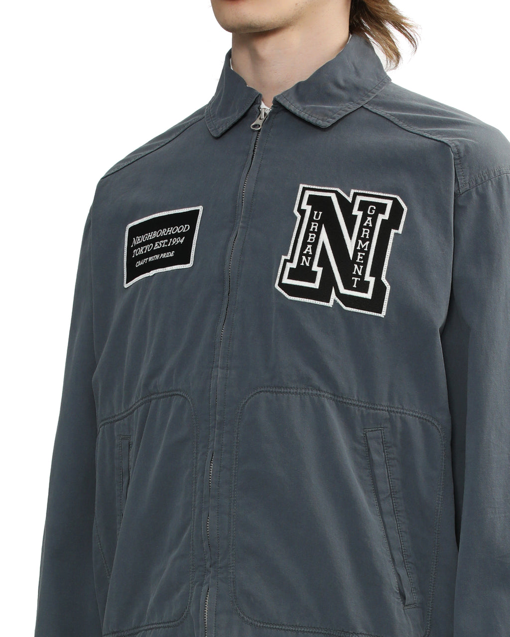 Logo zip-up jacket