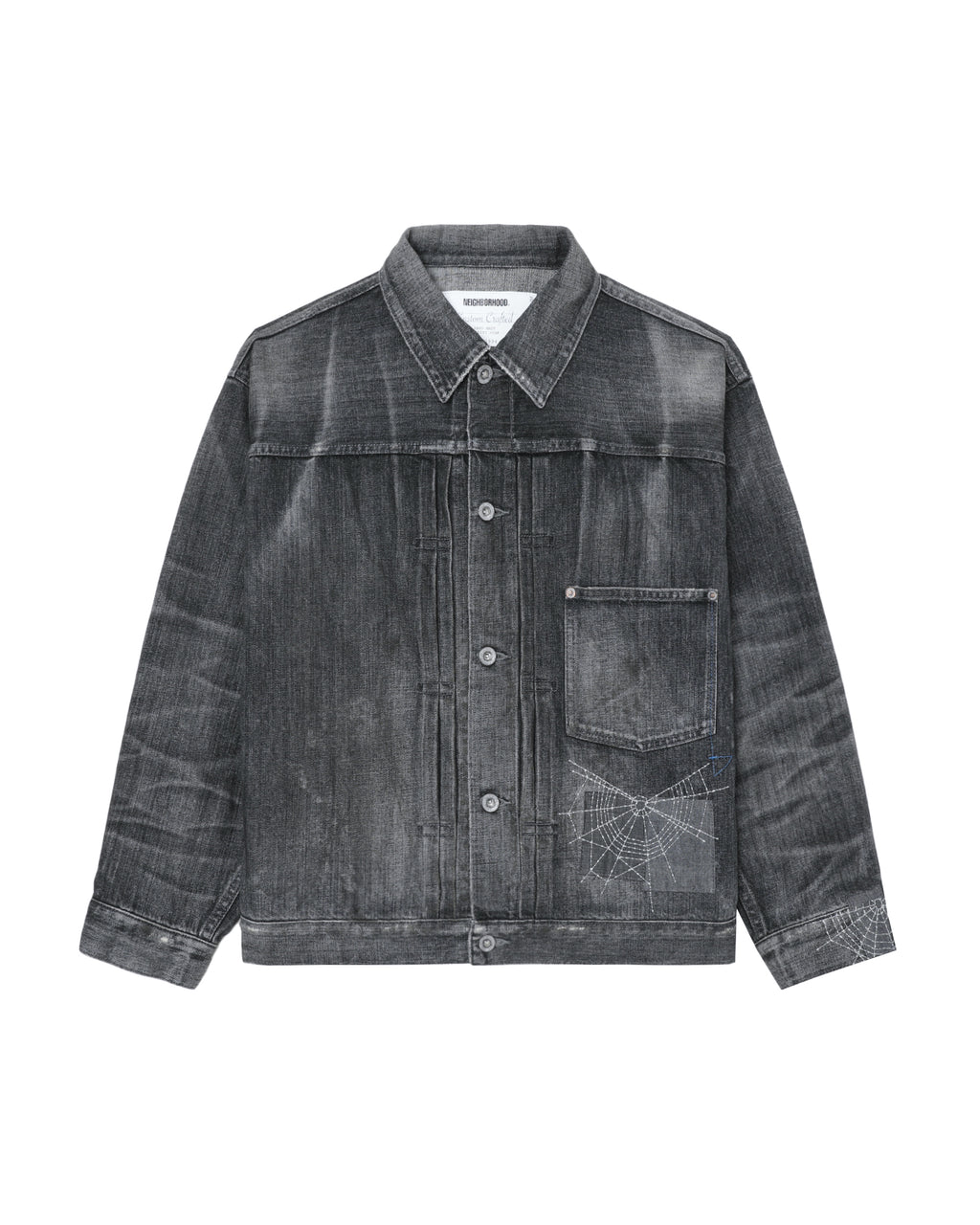 Embroidered denim jacket