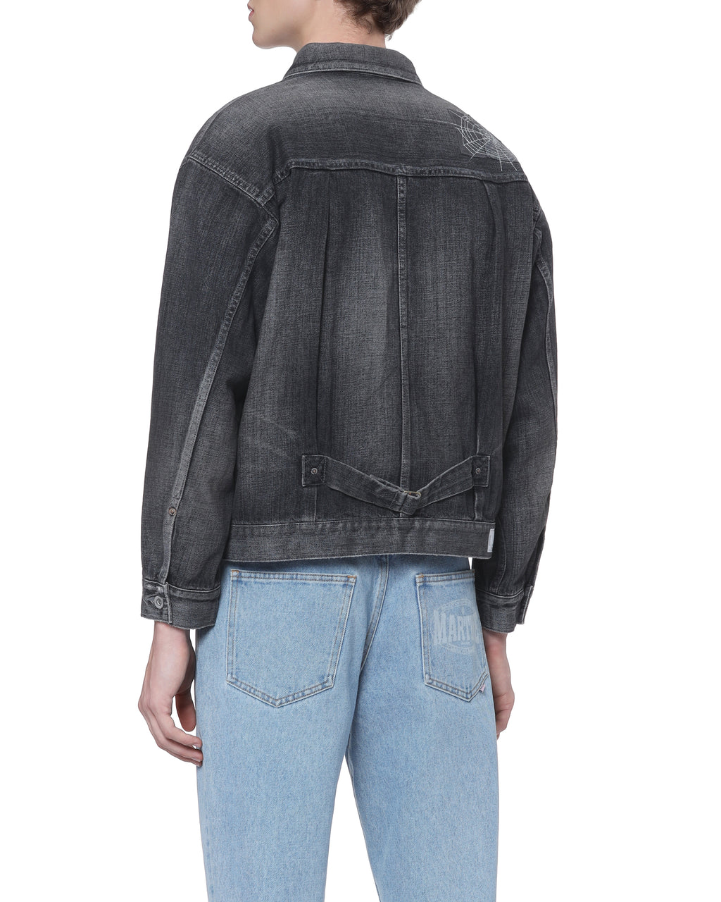 Embroidered denim jacket