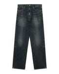 Washed denim DP basic pants