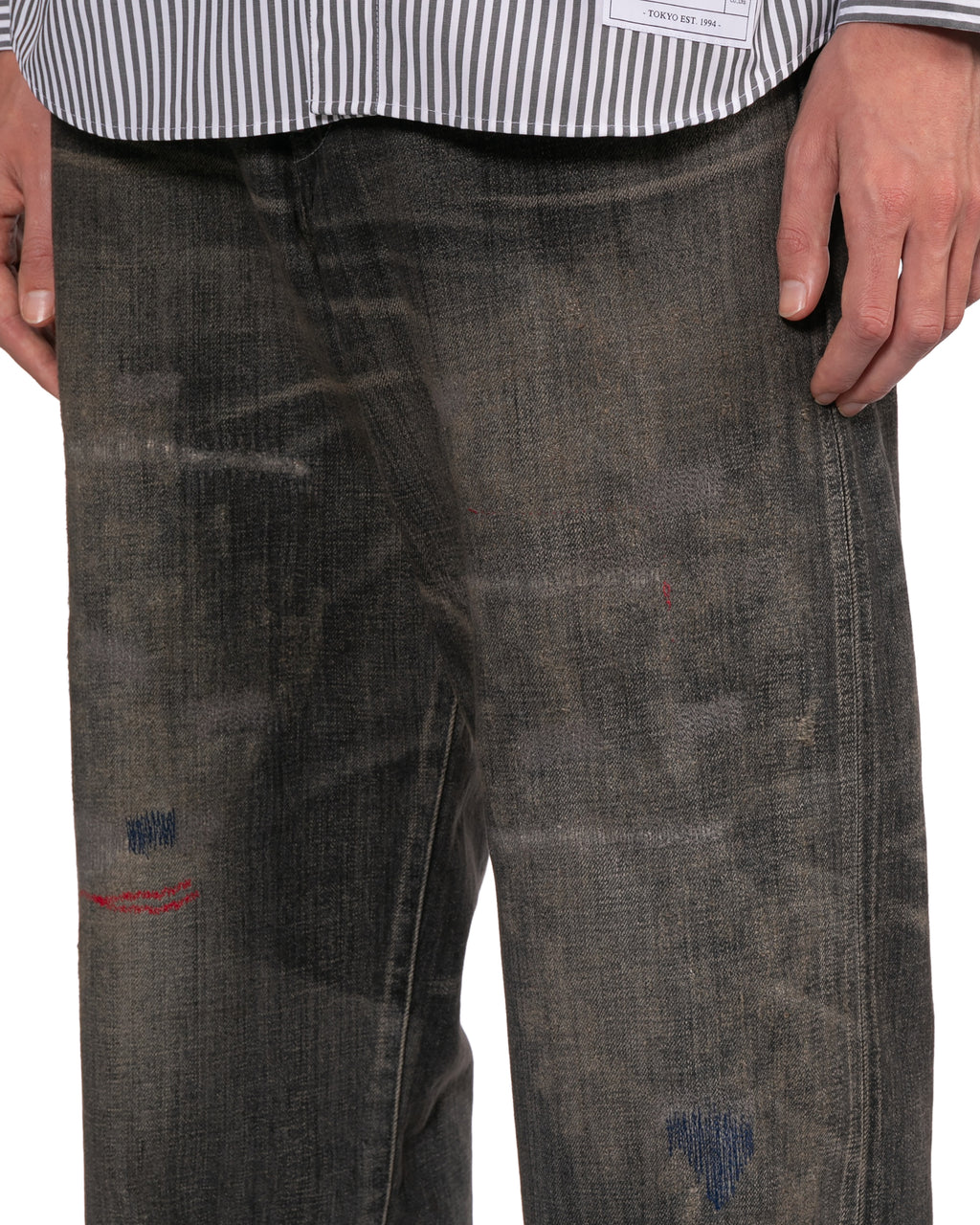 Embroidered jeans