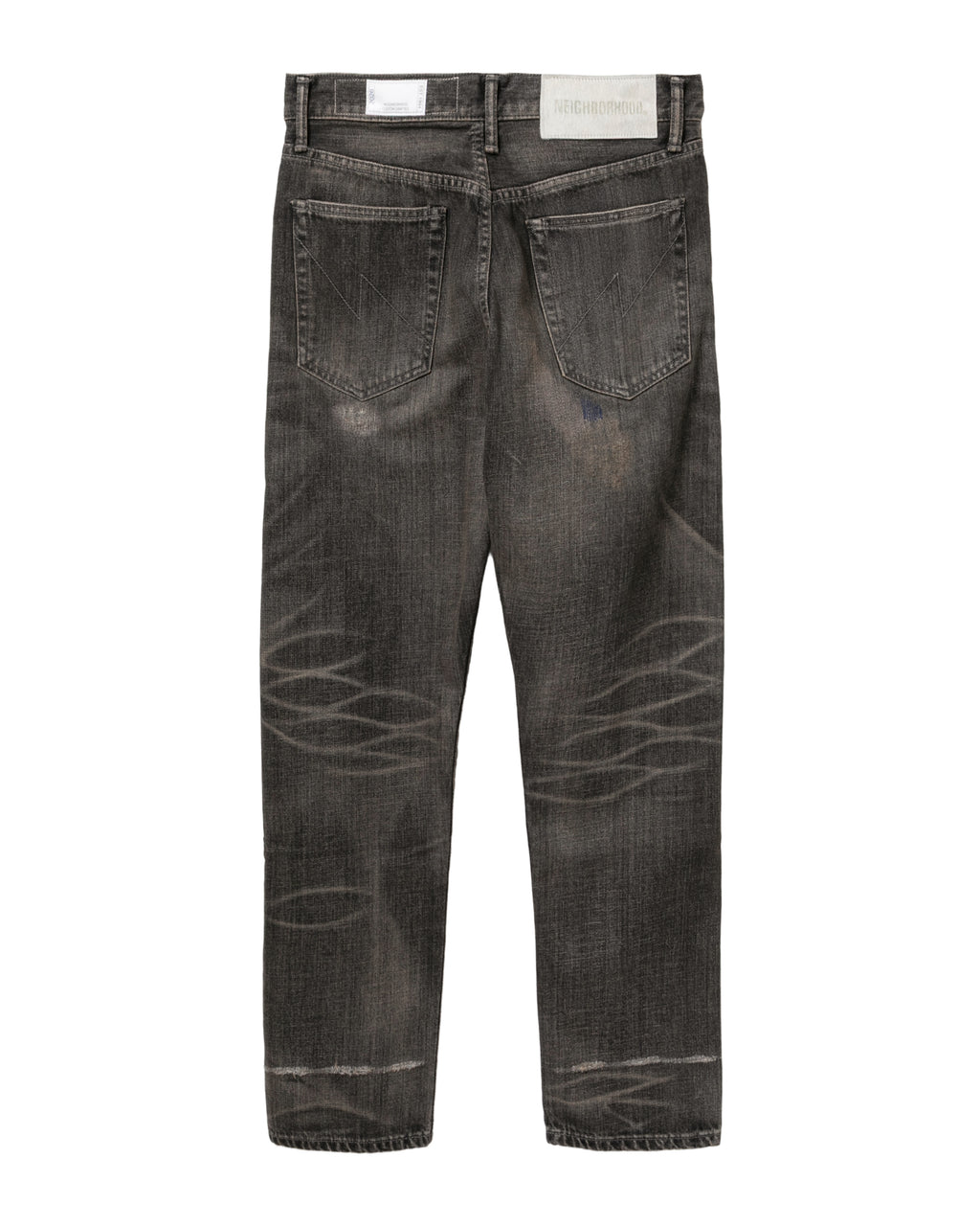 Distressed jeans