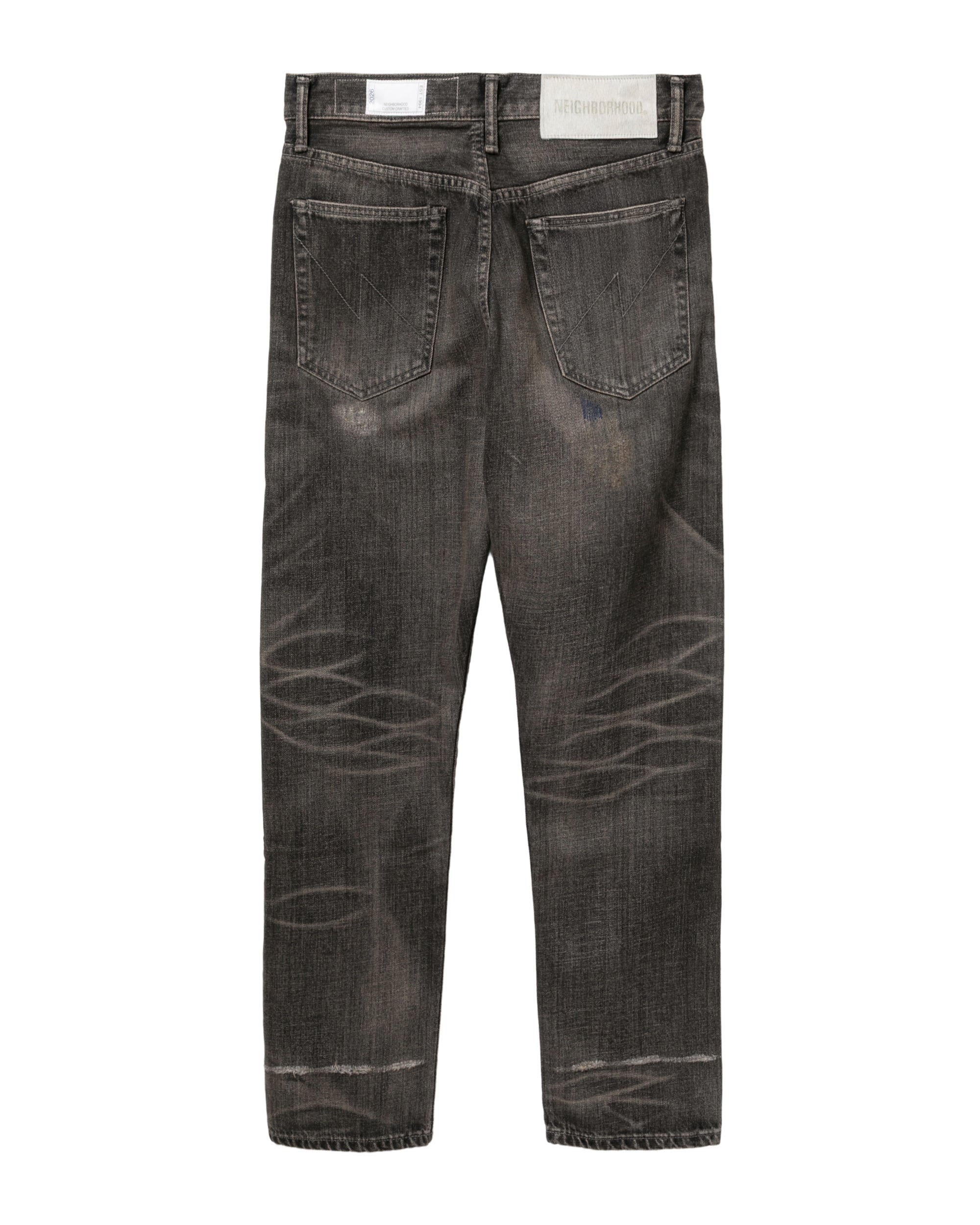 Distressed jeans