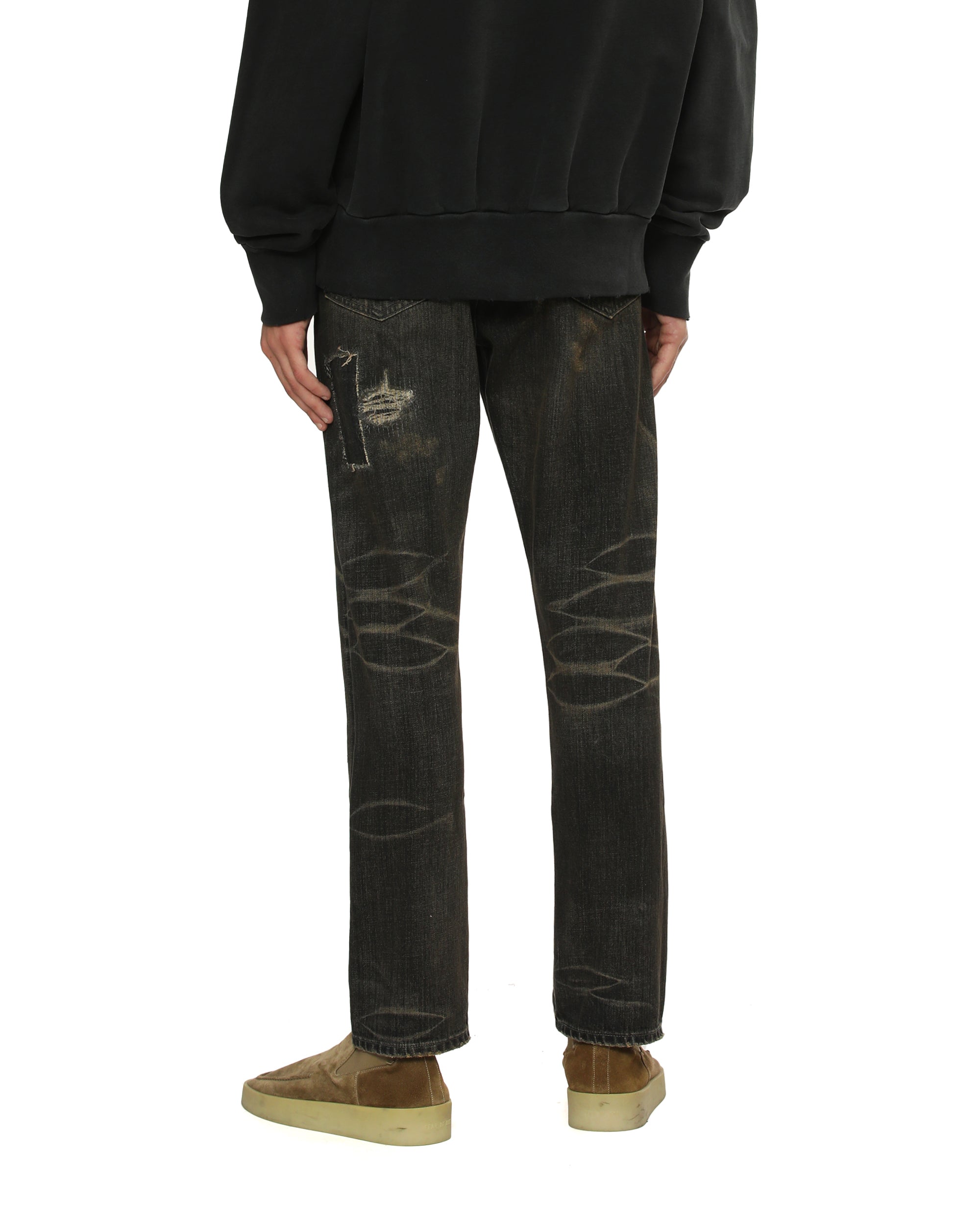 Savage denim DP mid pants