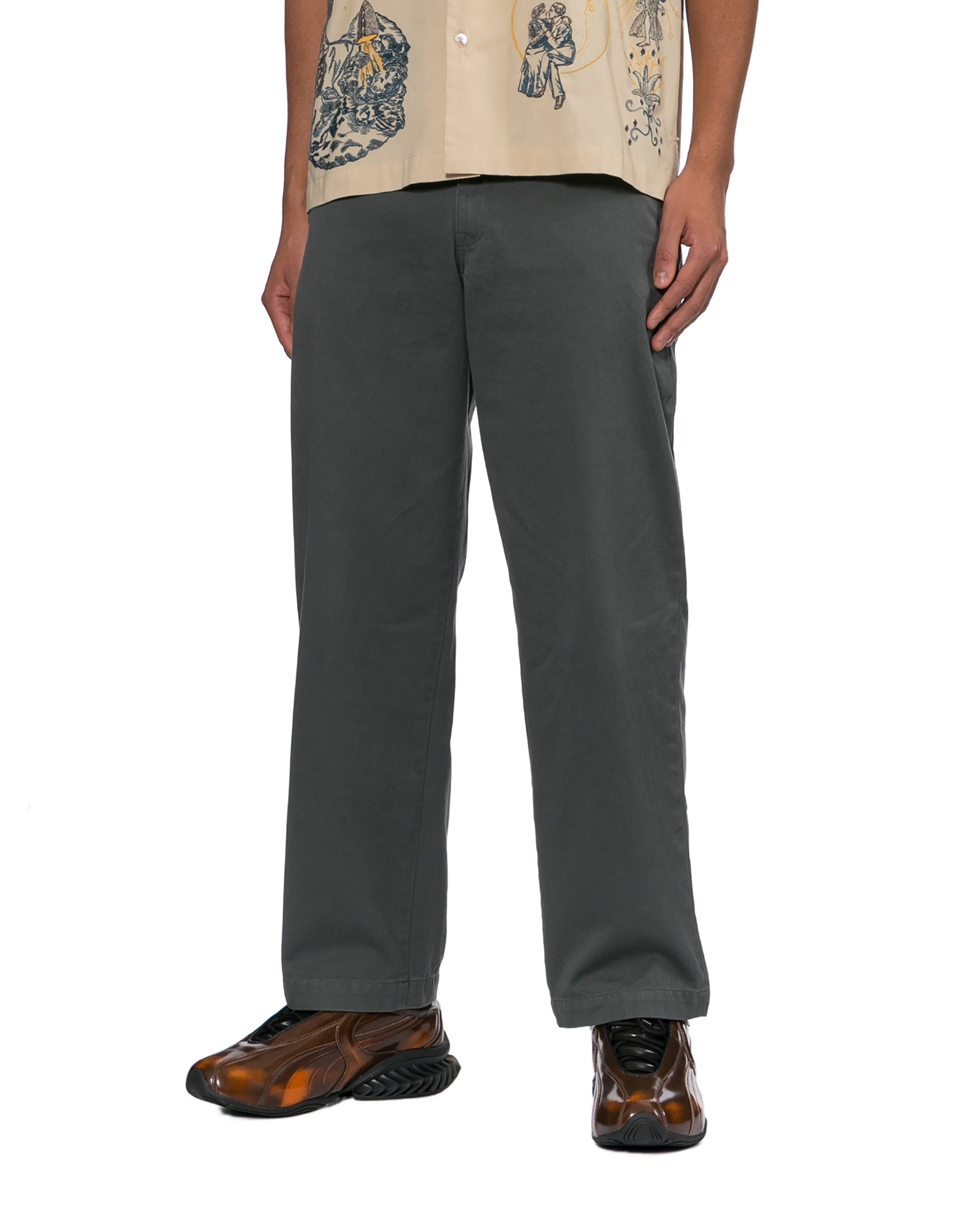 Straight-cut pants