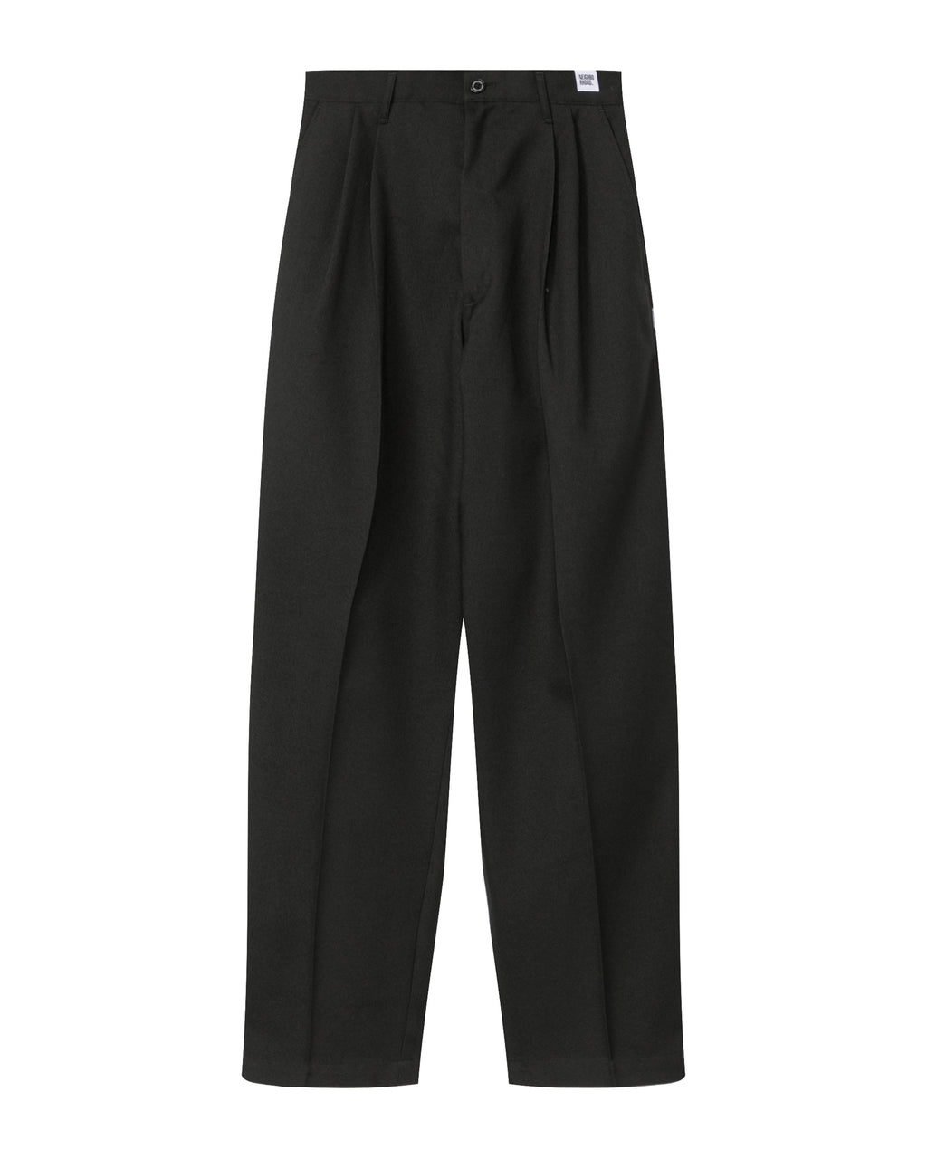 Pleated wide-leg pants