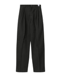 Pleated wide-leg pants