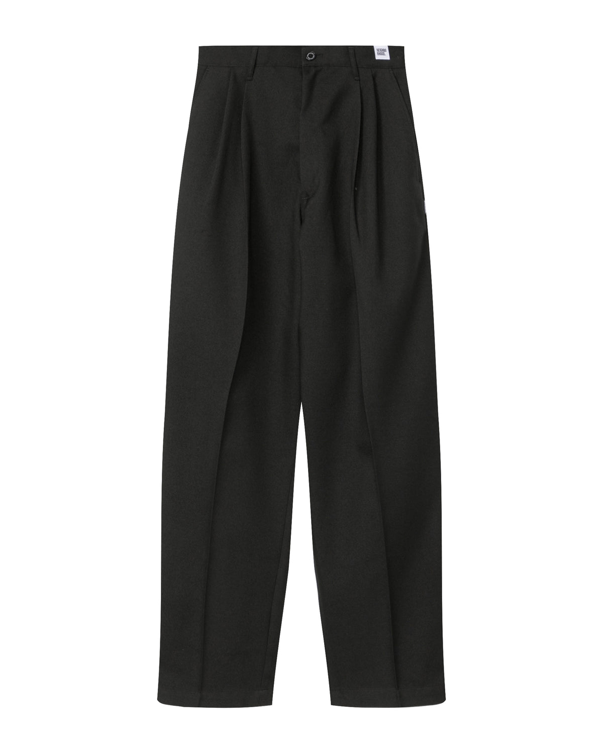 Pleated wide-leg pants
