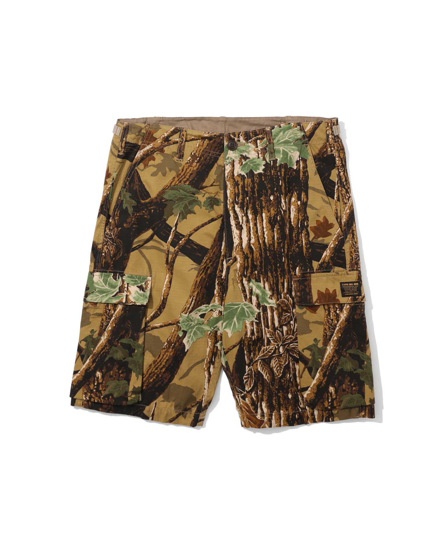 Camo cargo shorts