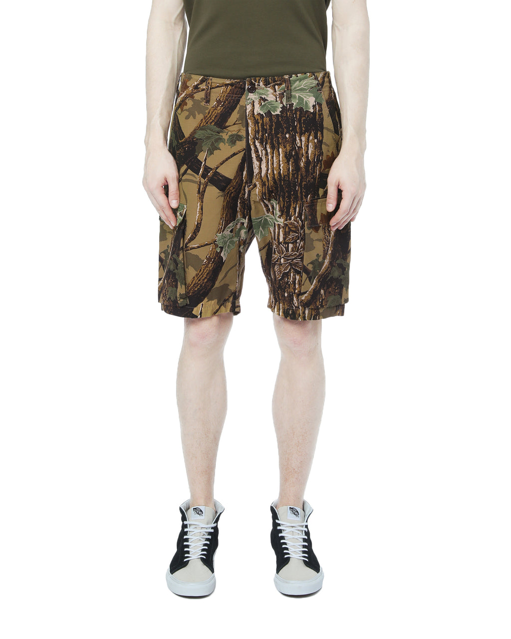 Camo cargo shorts