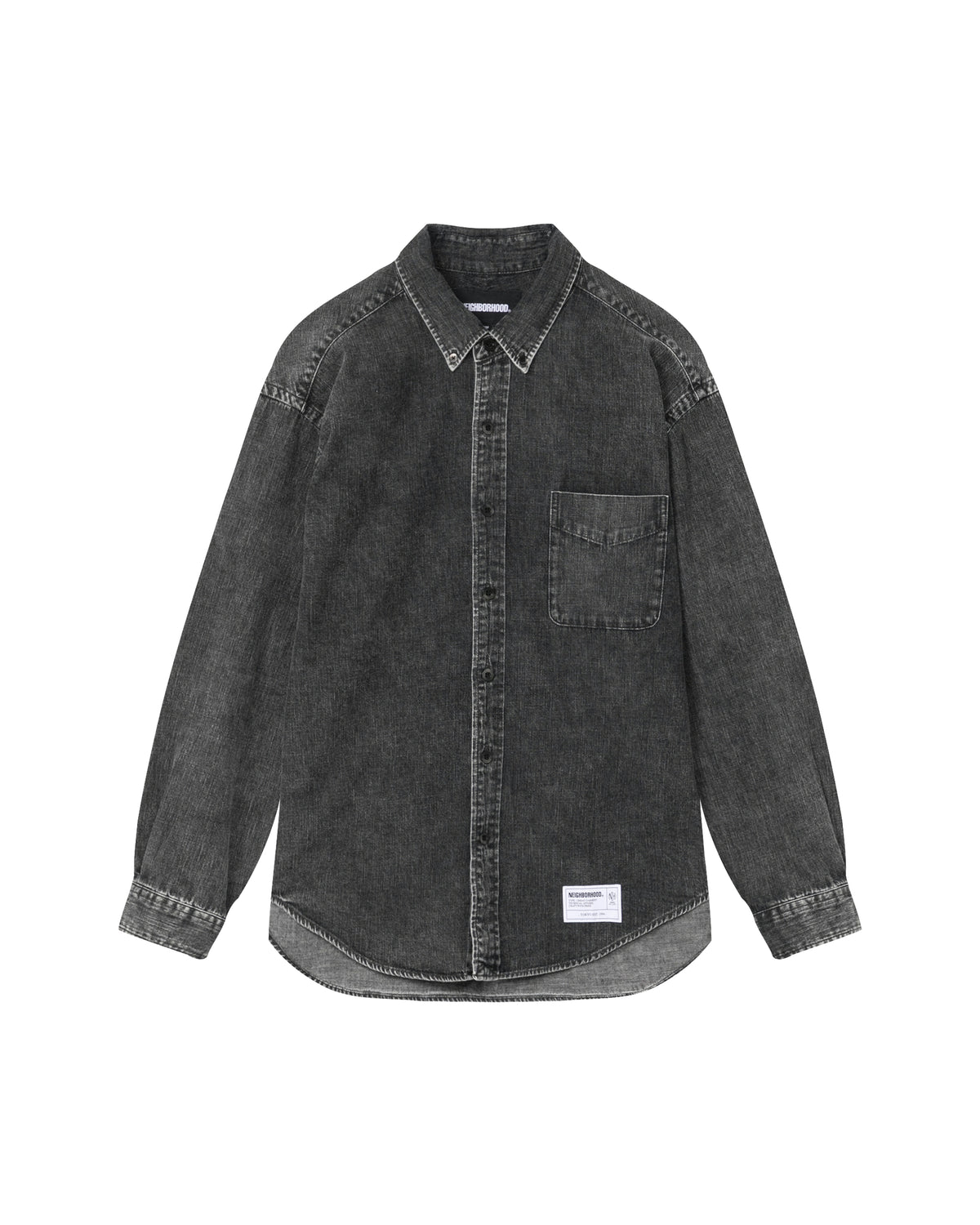 Long sleeve denim shirt