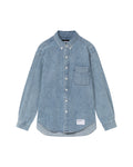 Long sleeve denim shirt