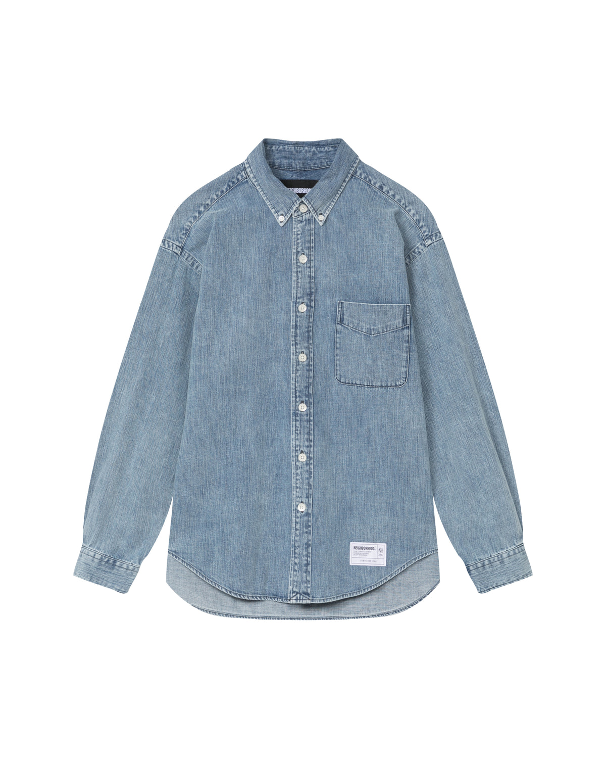 Long sleeve denim shirt