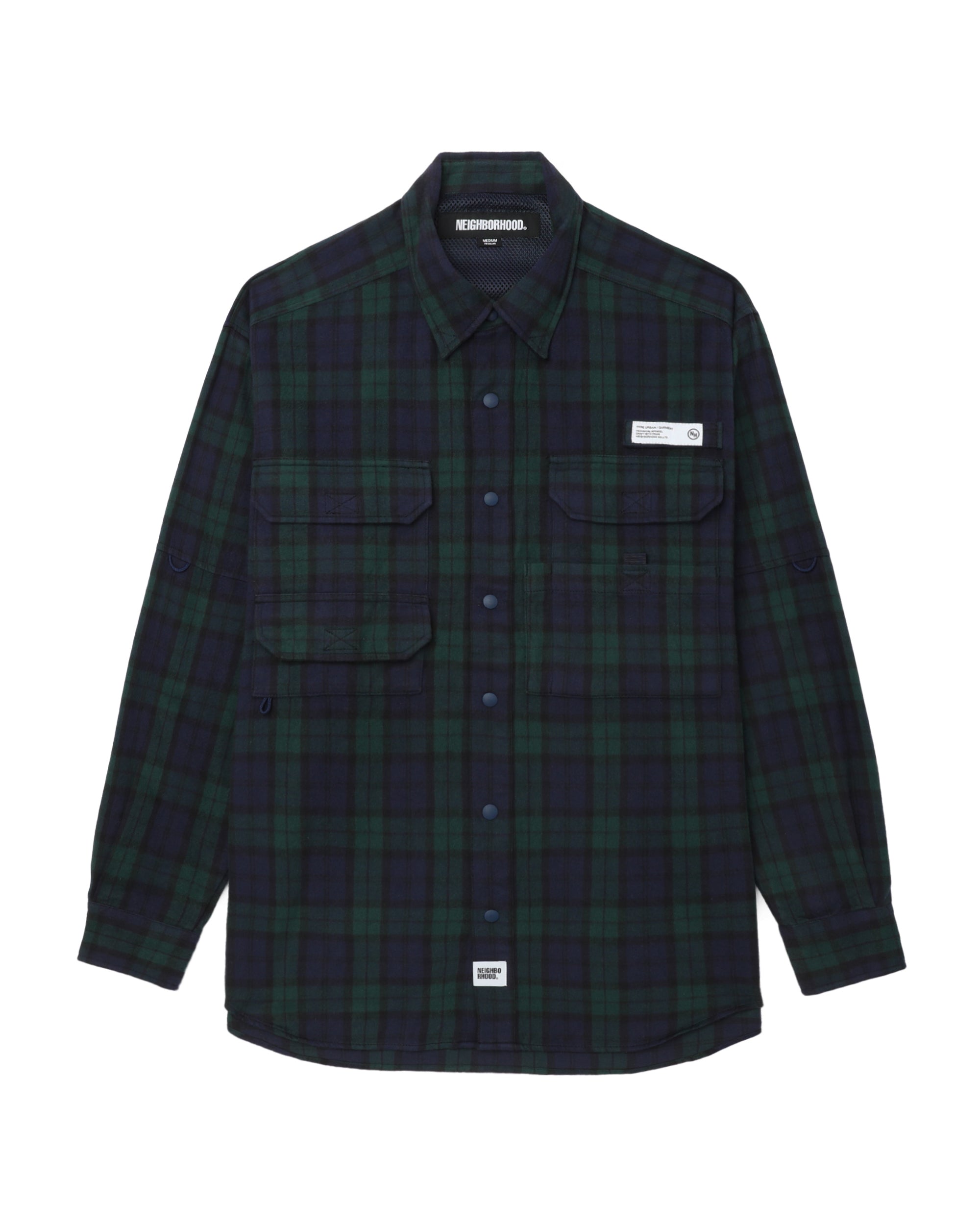 Tartan check fishing shirt