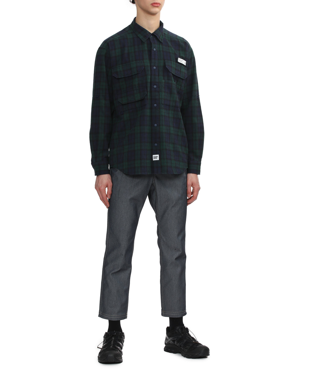 Tartan check fishing shirt