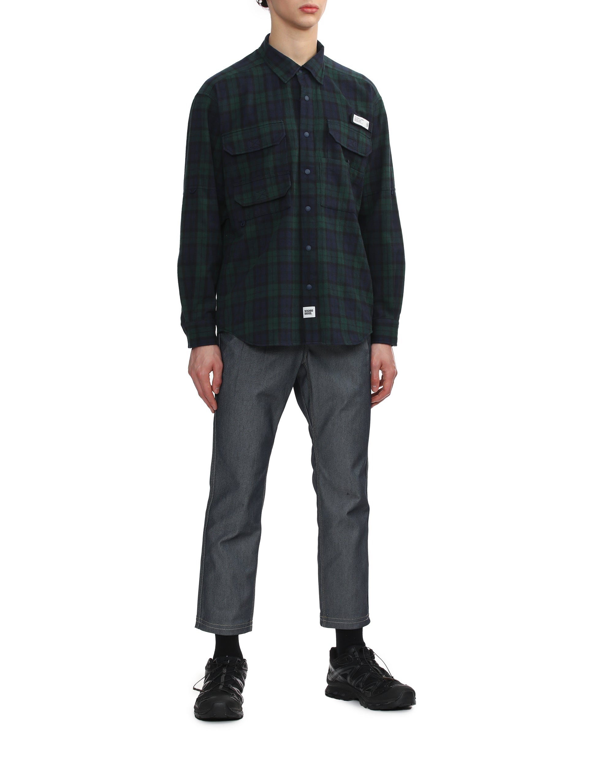 Tartan check fishing shirt
