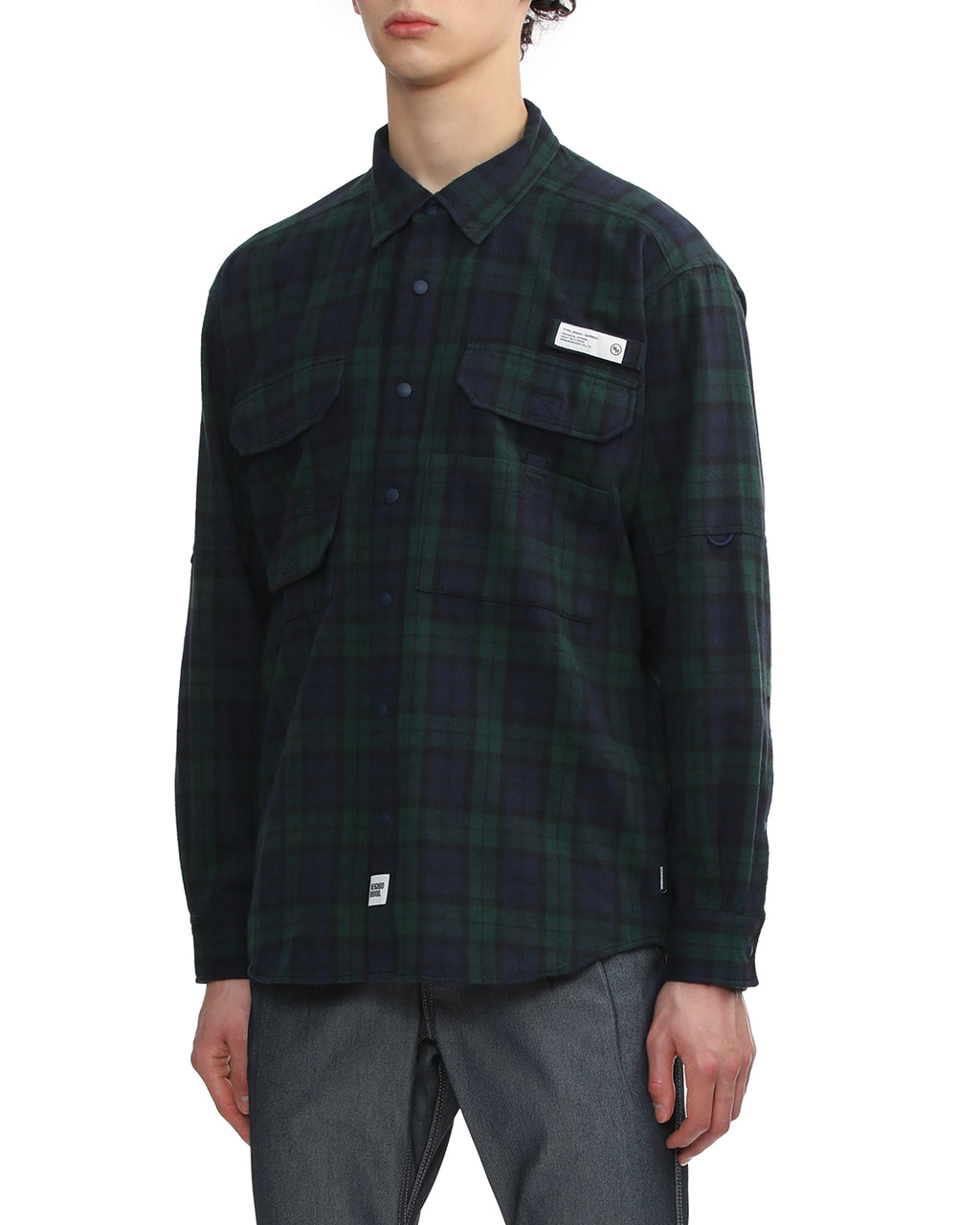Tartan check fishing shirt