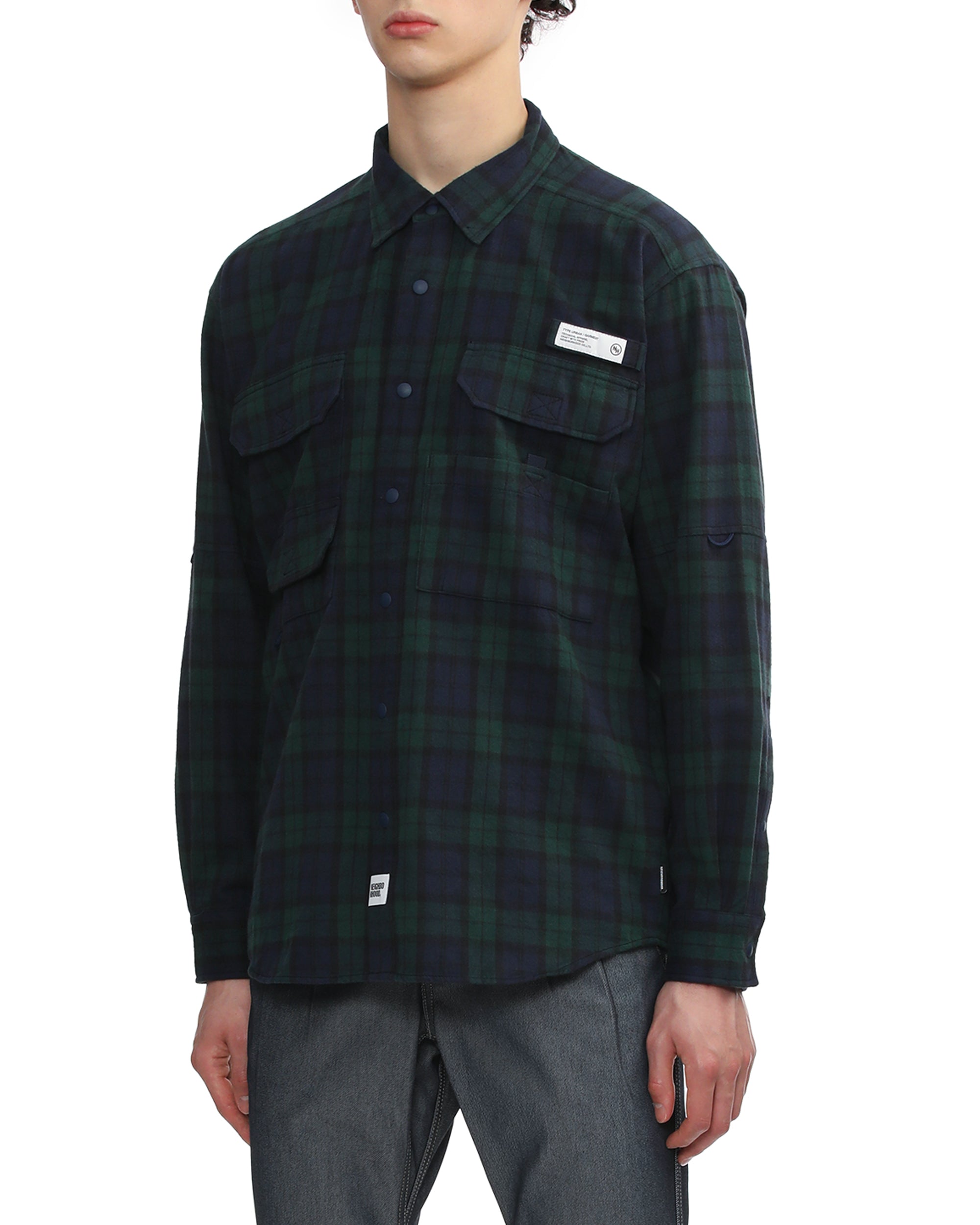 Tartan check fishing shirt