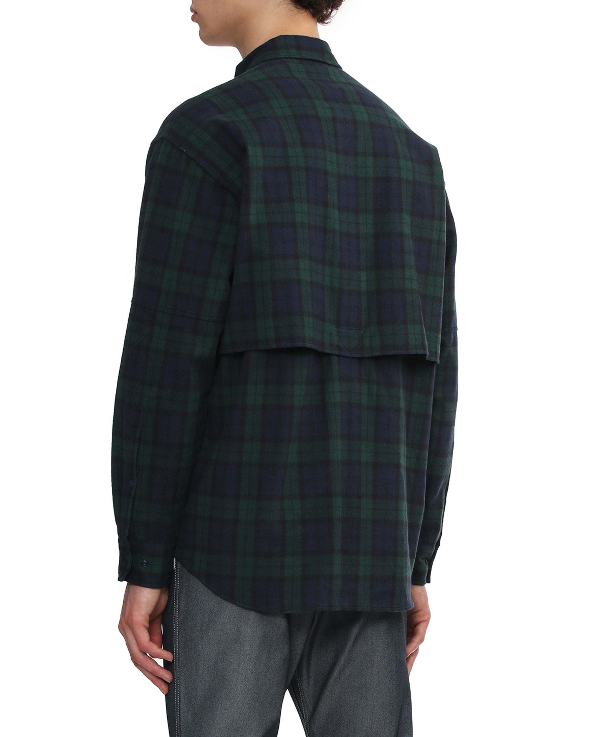 Tartan check fishing shirt