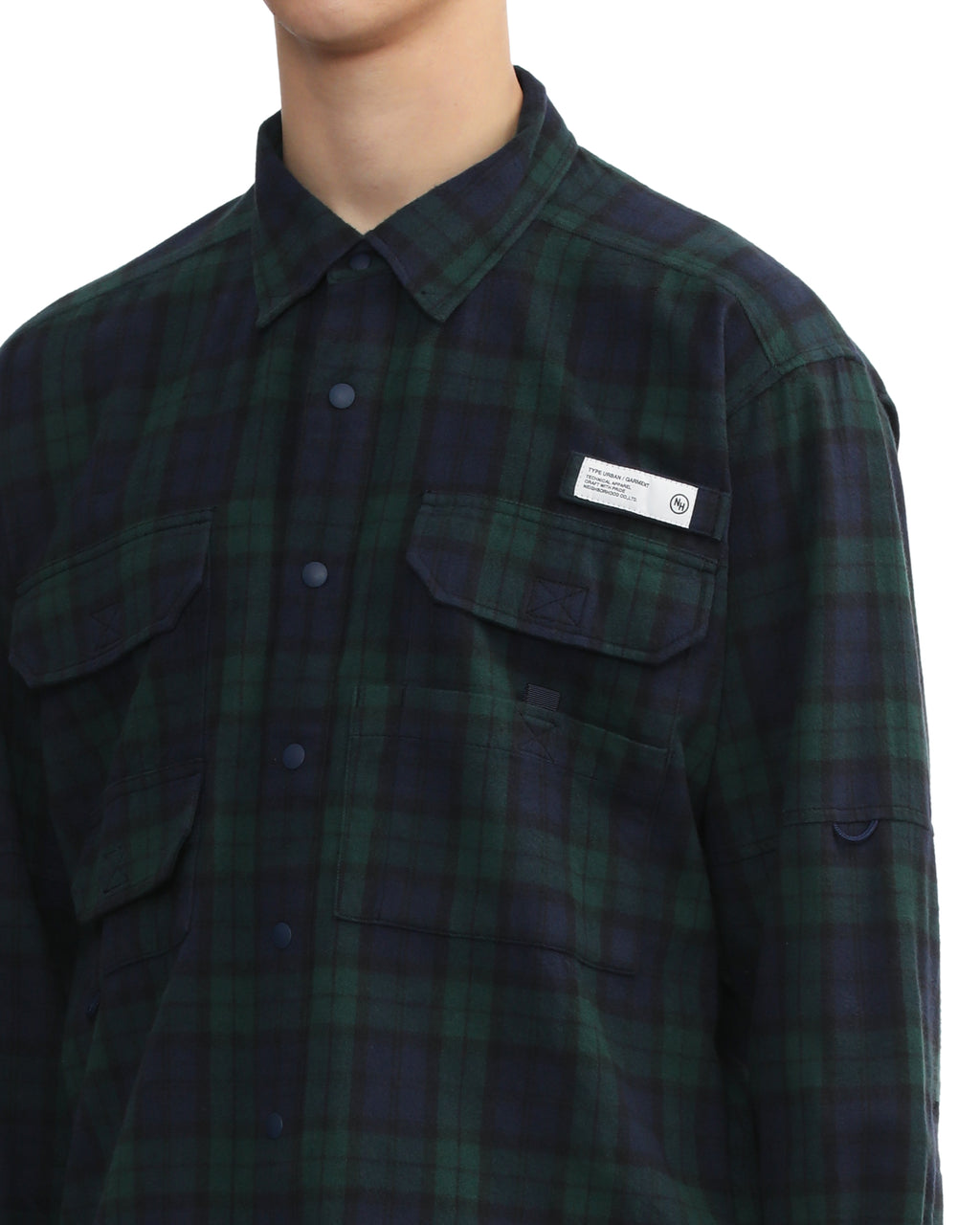 Tartan check fishing shirt