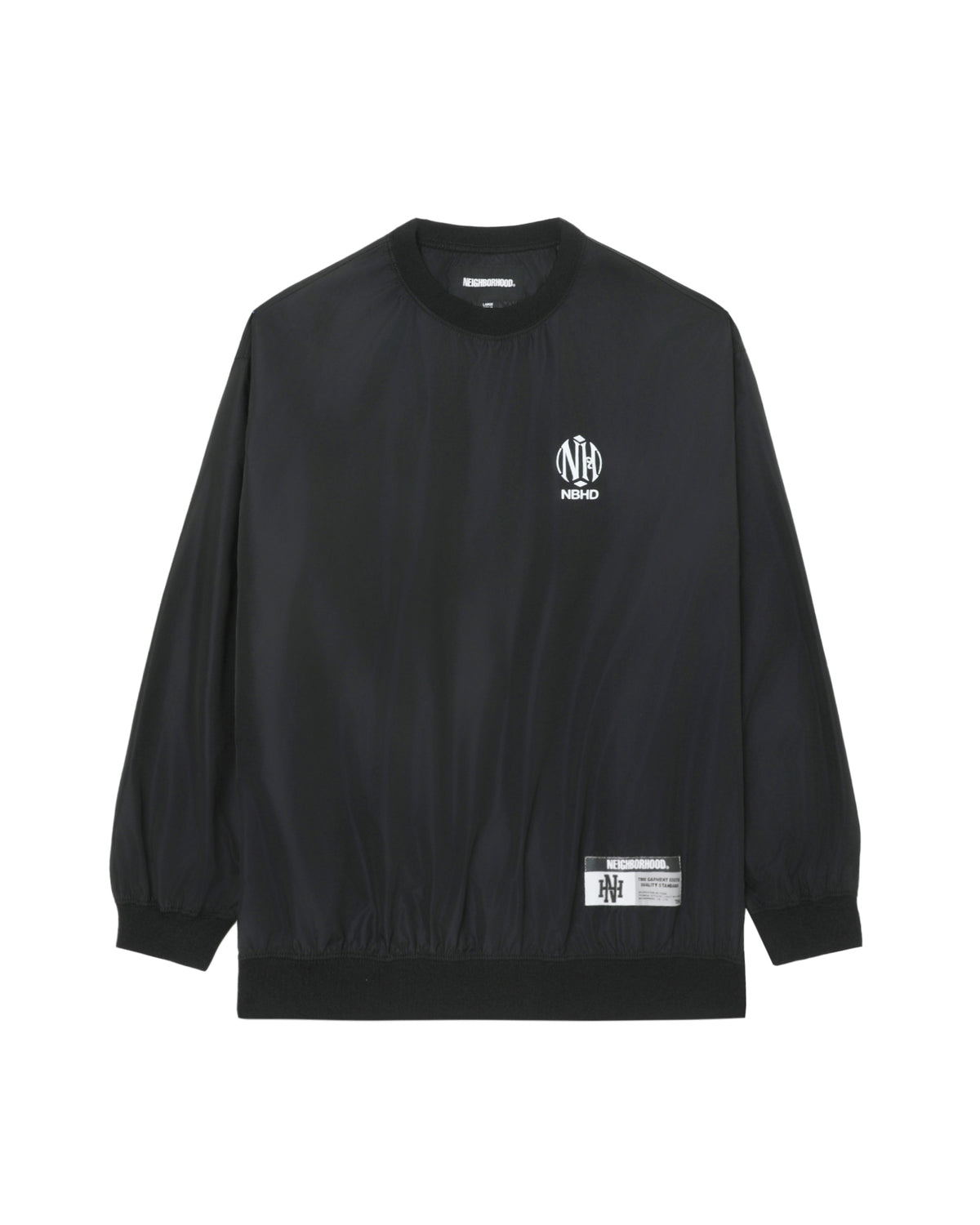 Crew neck long sleeve pullover