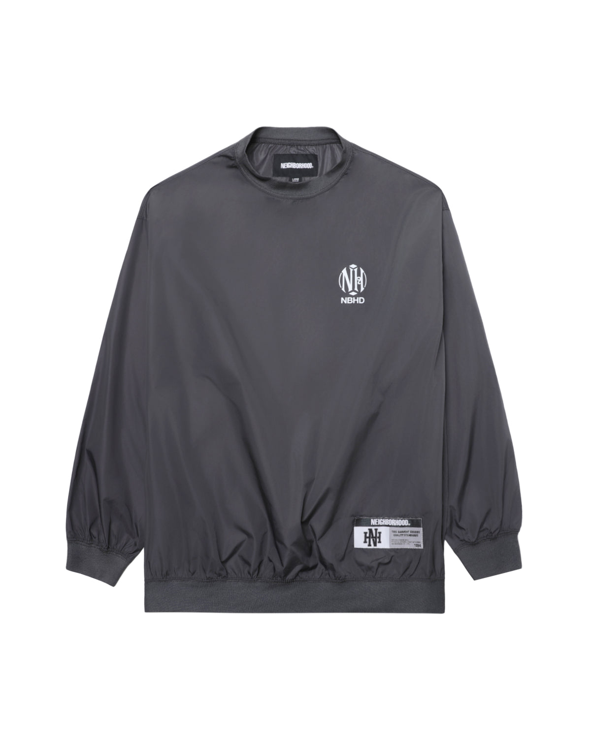 Crew neck long sleeve pullover