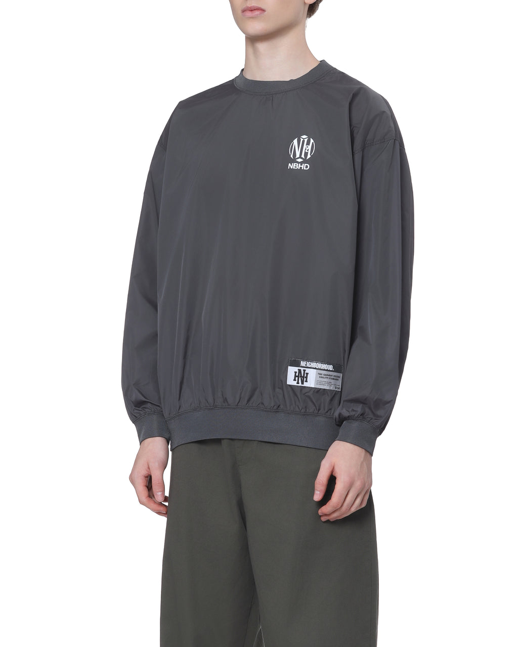 Crew neck long sleeve pullover