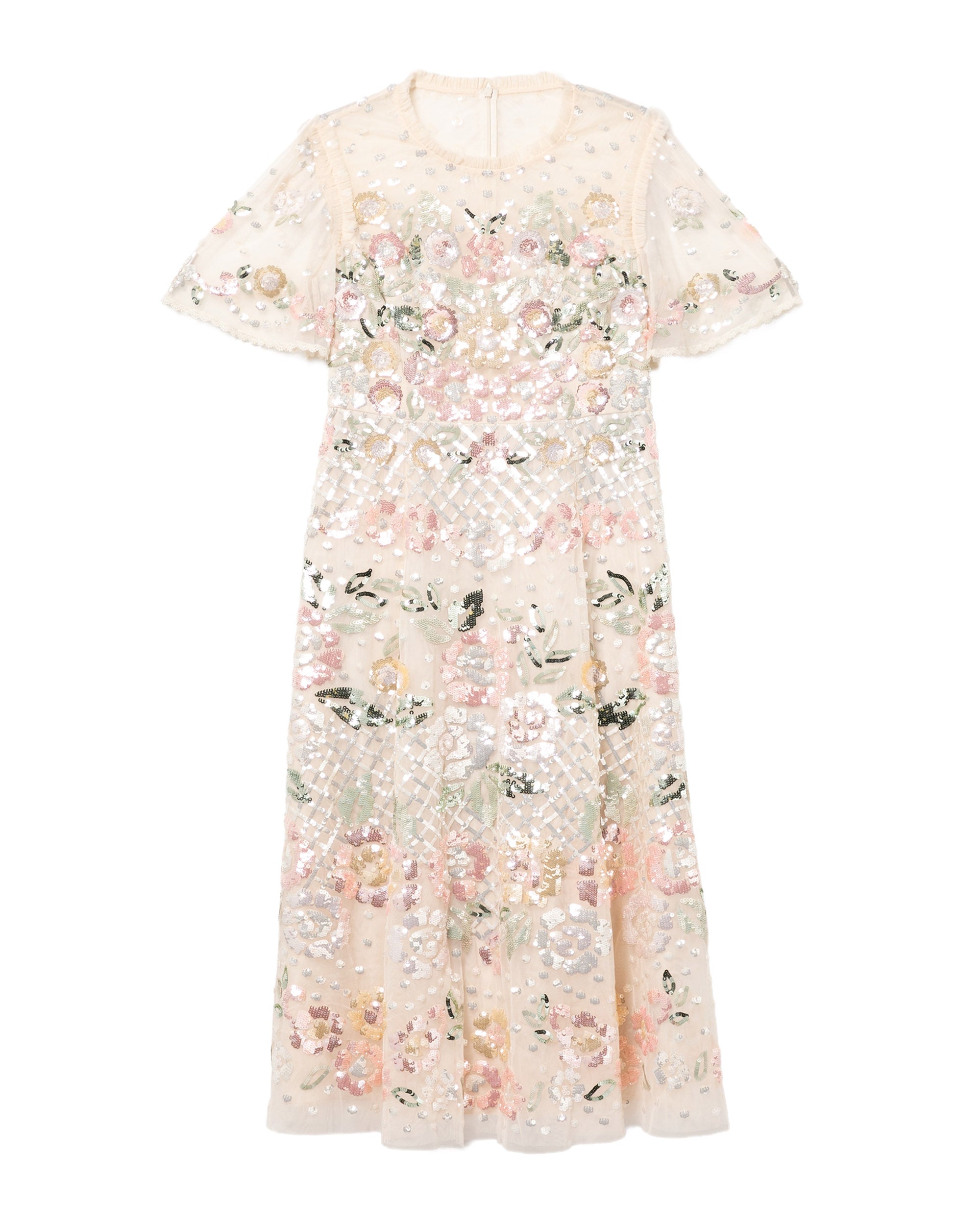 Sequin embellishment dress