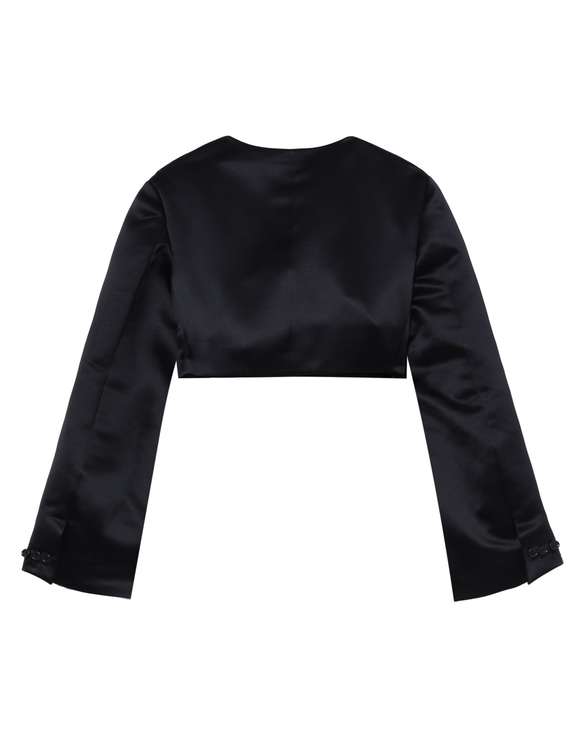 Wide sleeve cropped jacket
